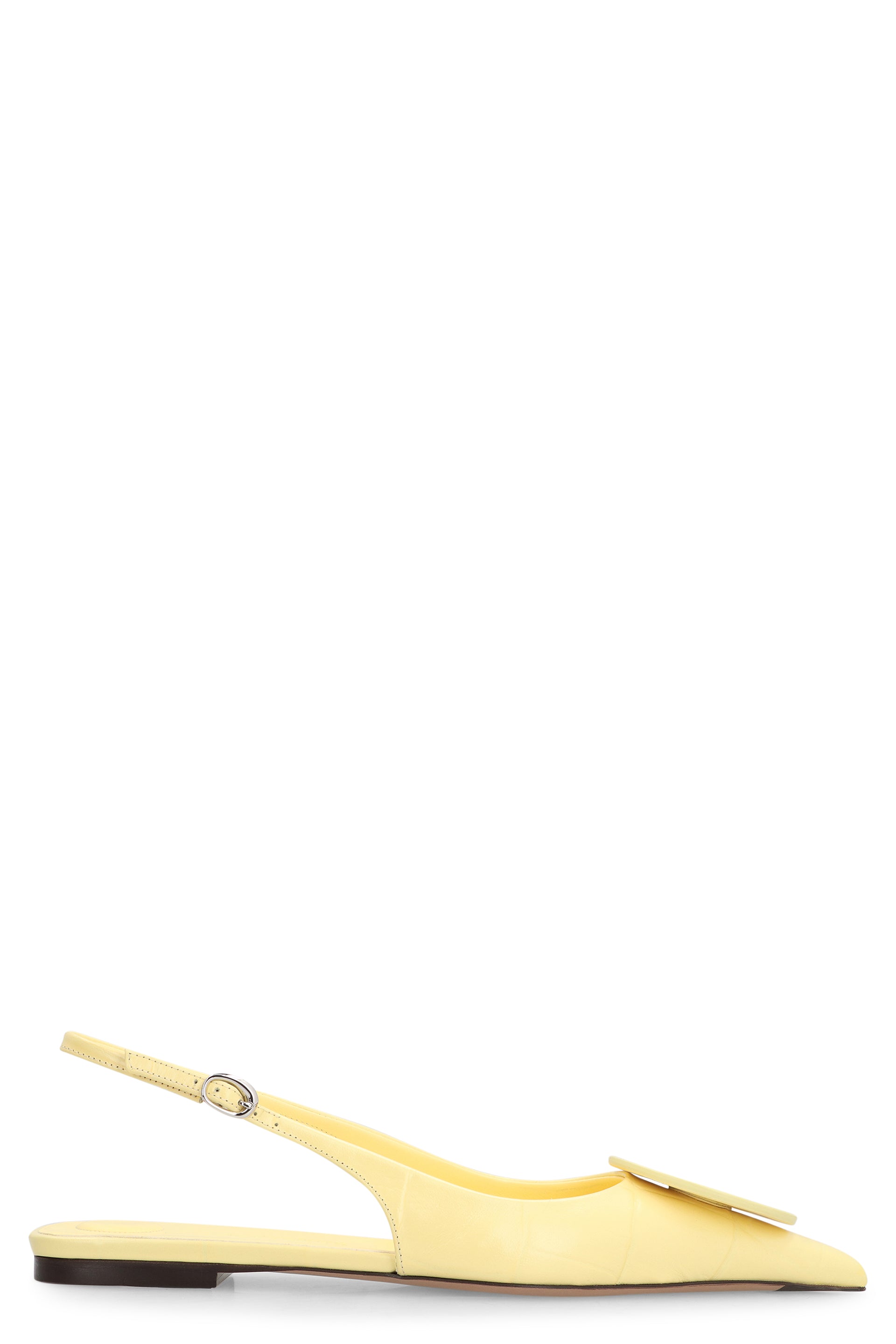 Duelo Leather slingback pumps