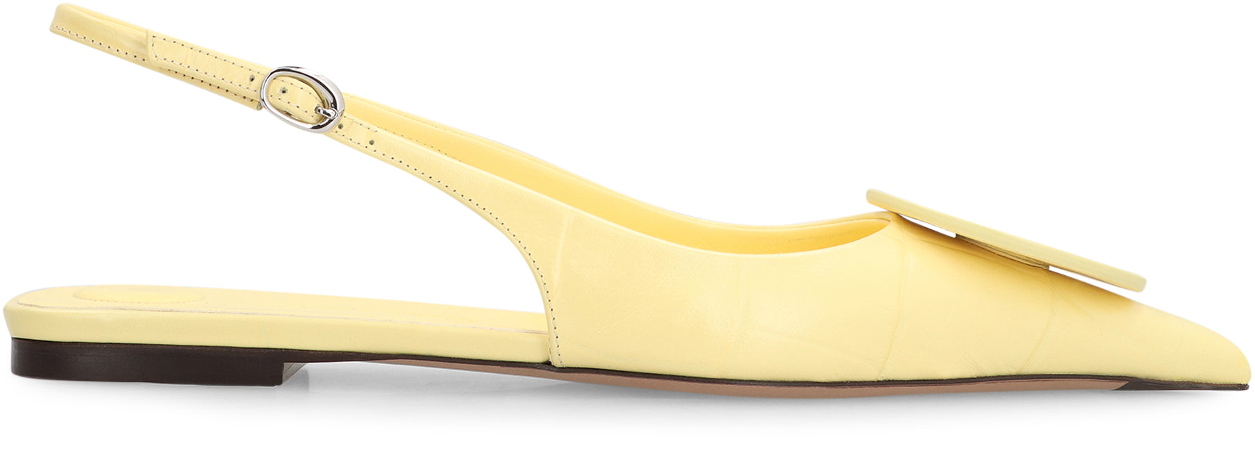 Duelo Leather slingback pumps