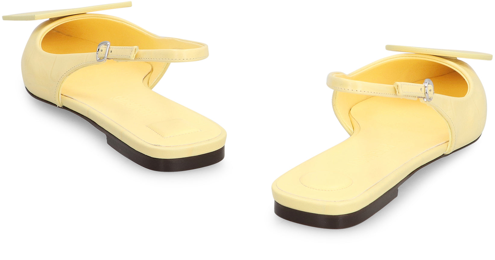 Duelo Leather slingback pumps