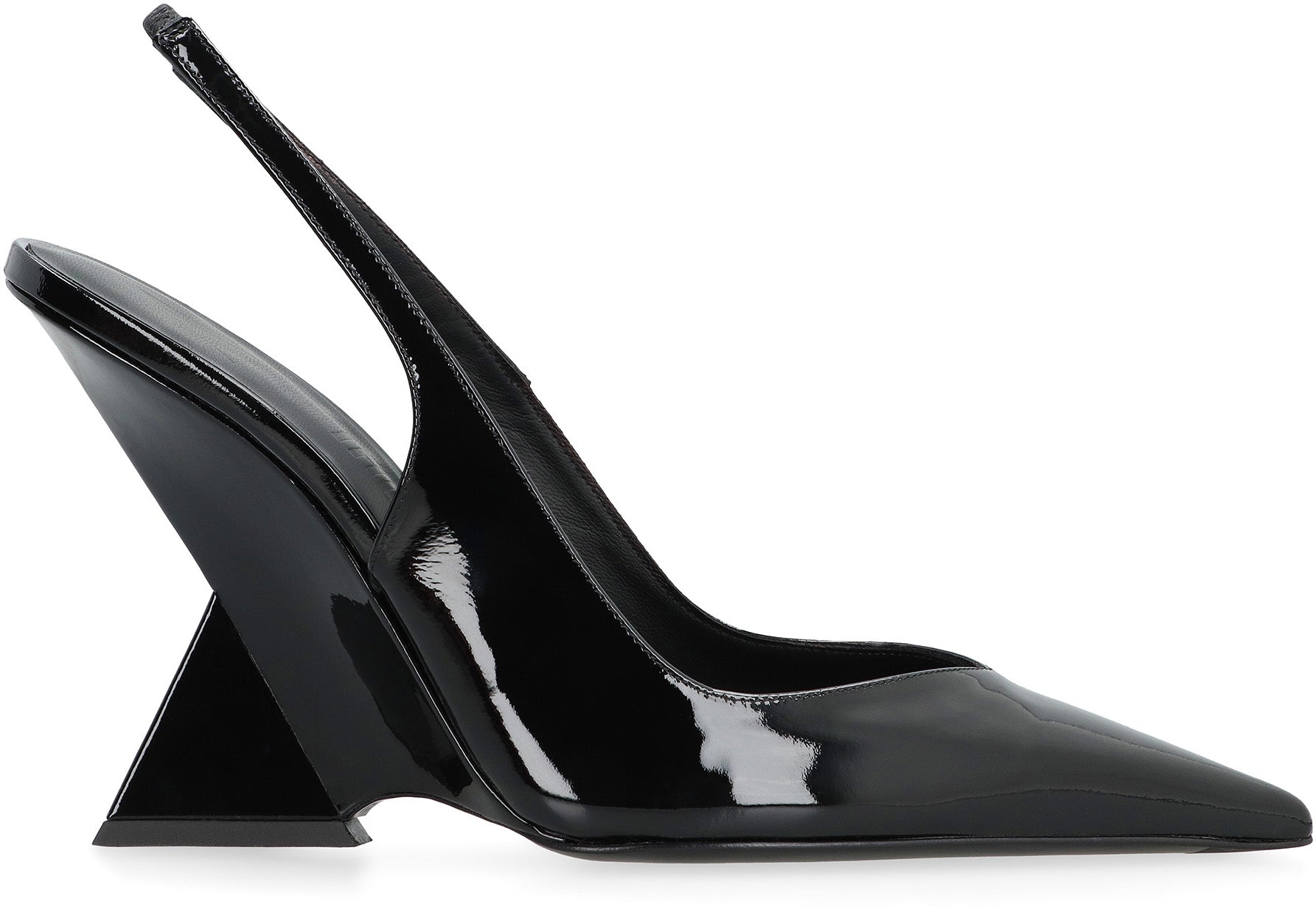 Cheope patent leather slingback pumps