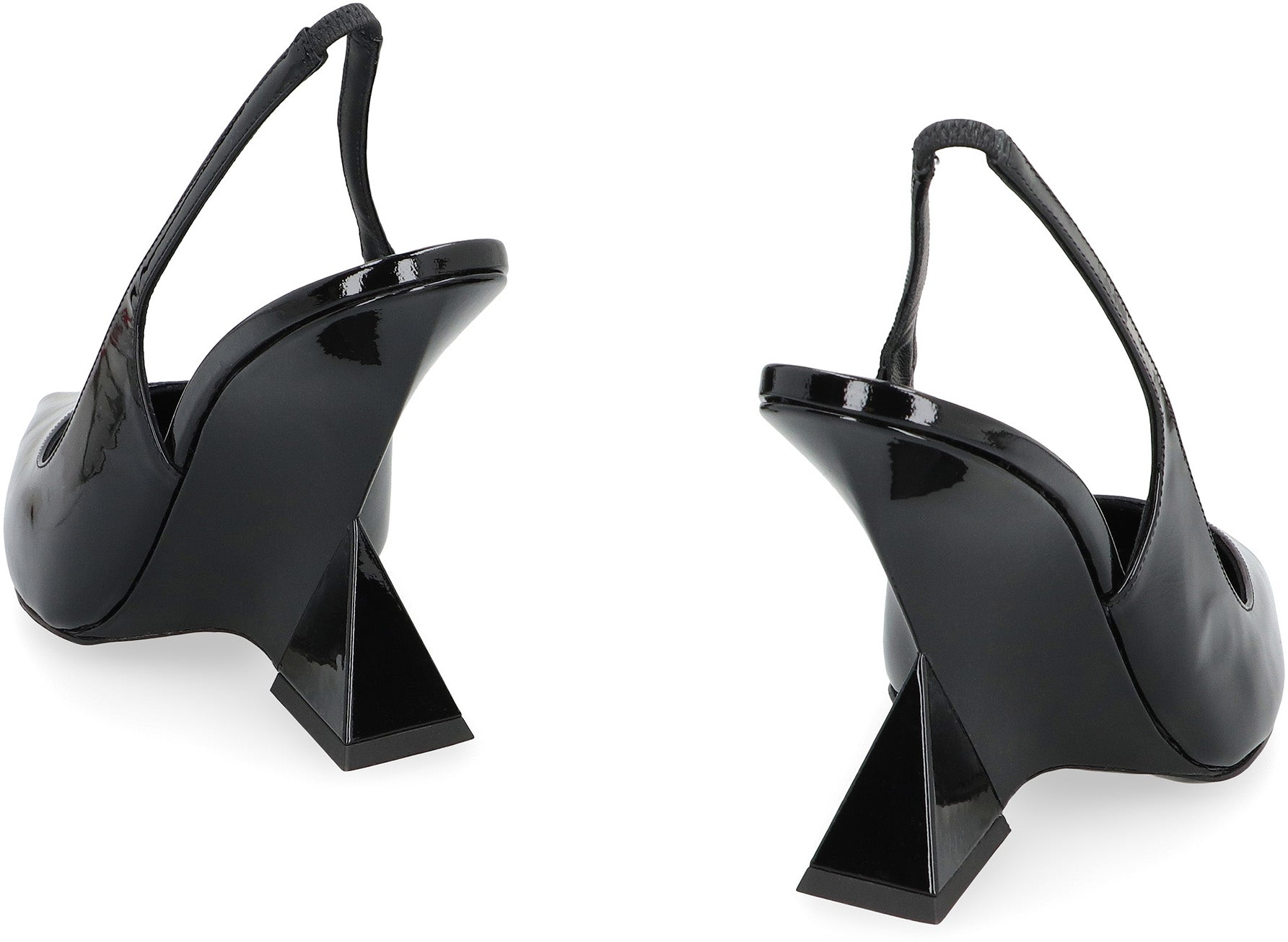 Cheope patent leather slingback pumps