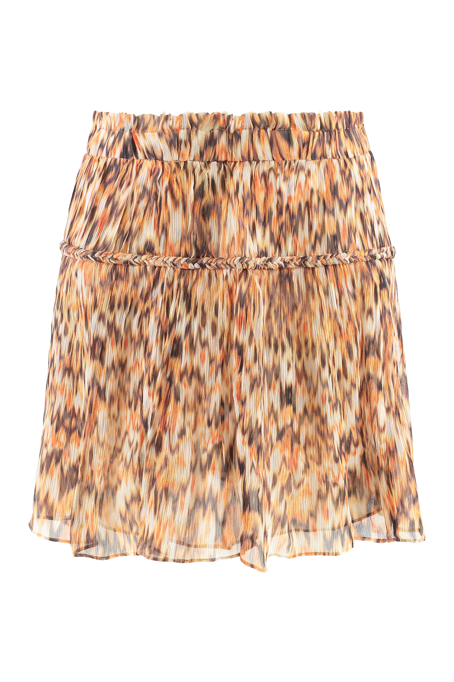 Roumi printed silk skirt