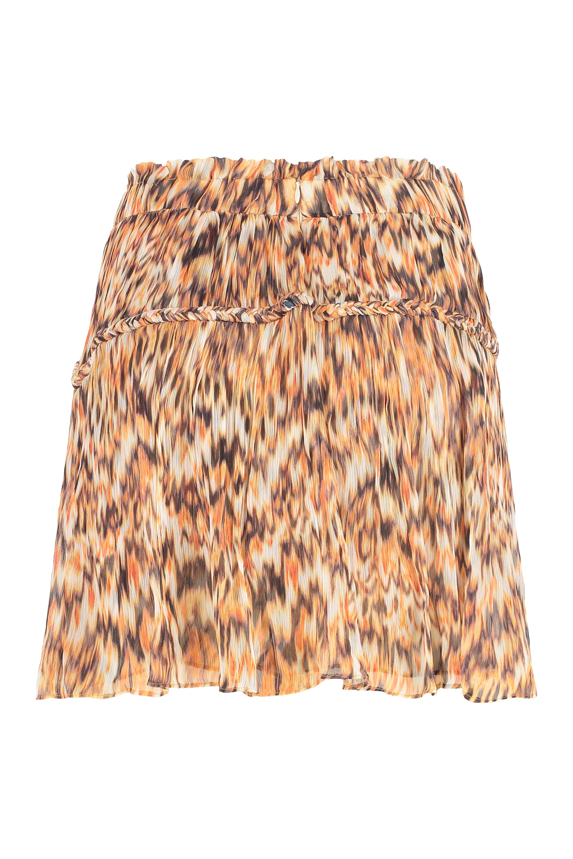 Roumi printed silk skirt