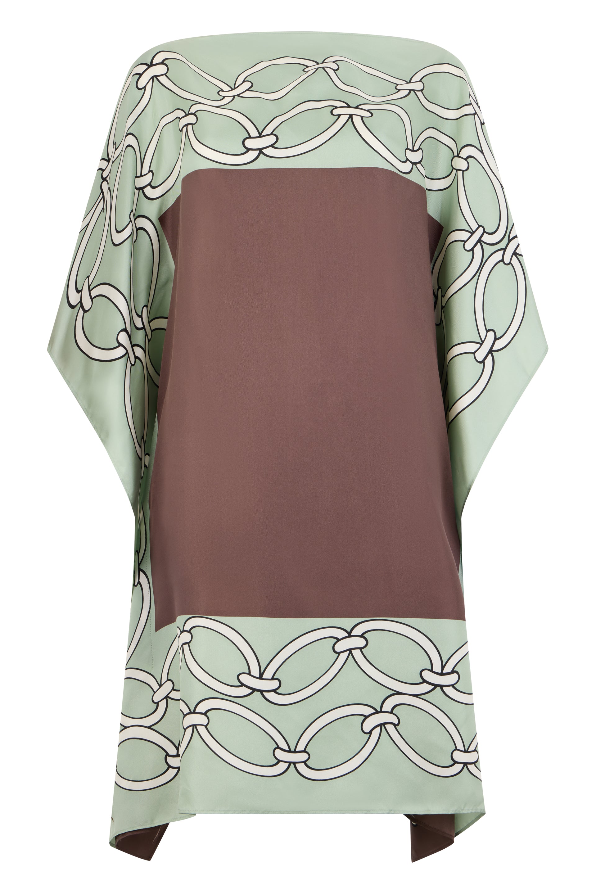 Dressed in printed silk