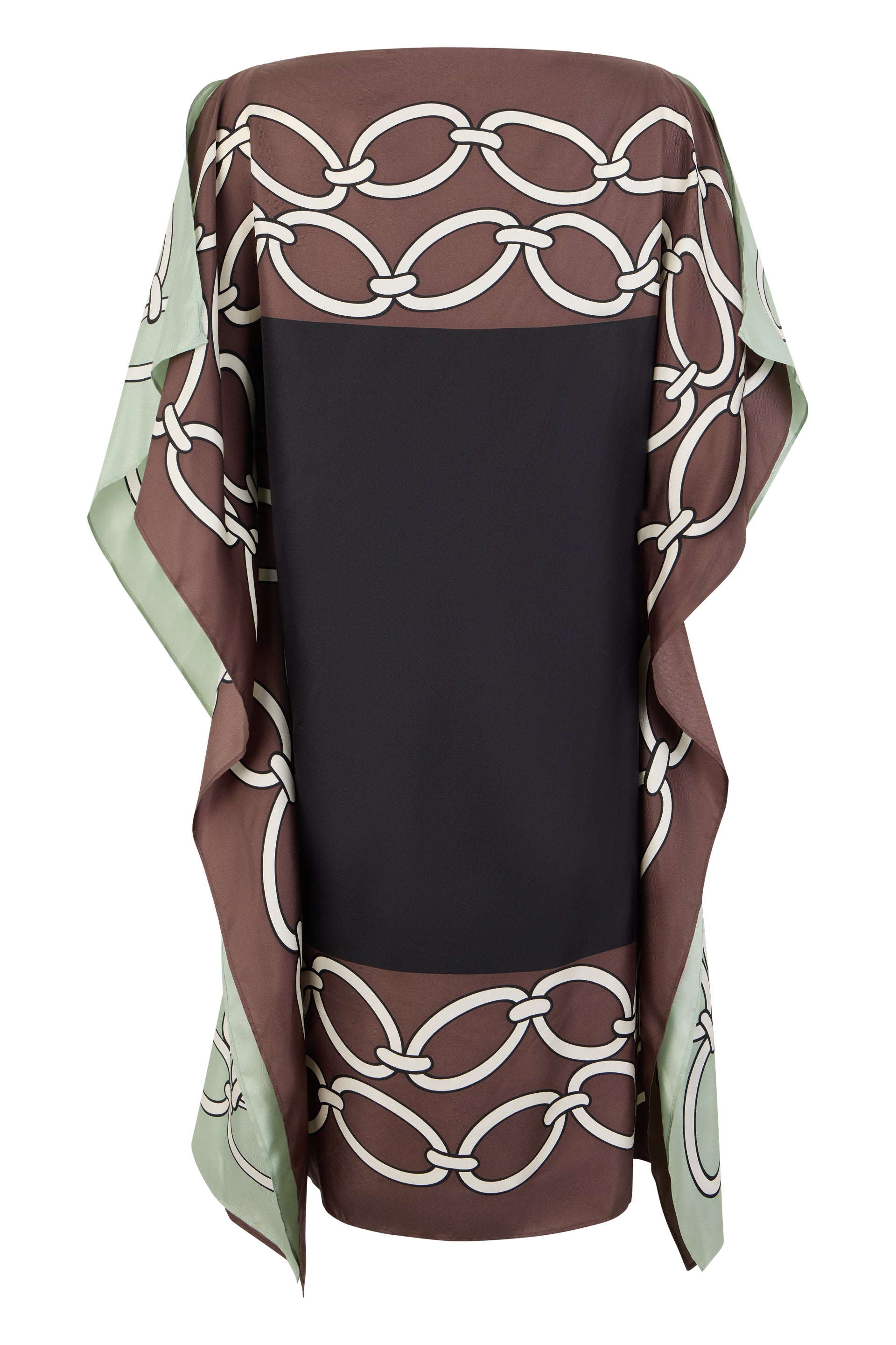 Dressed in printed silk
