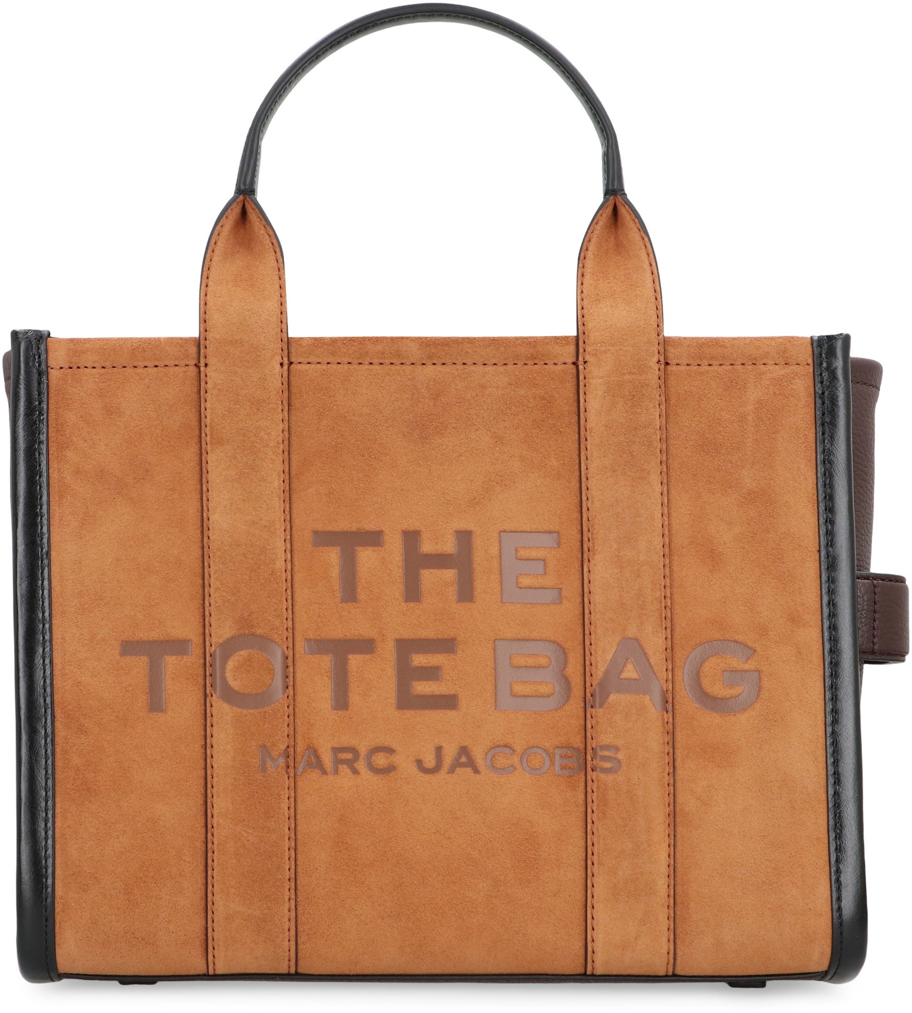 La borsa tote media in suede