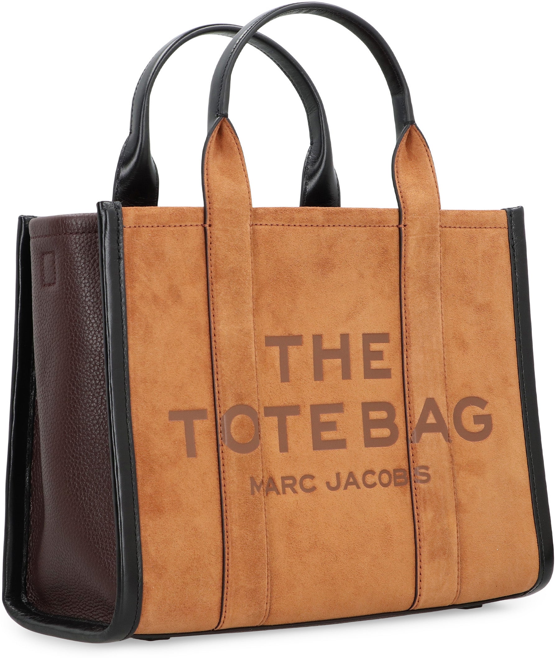 La borsa tote media in suede
