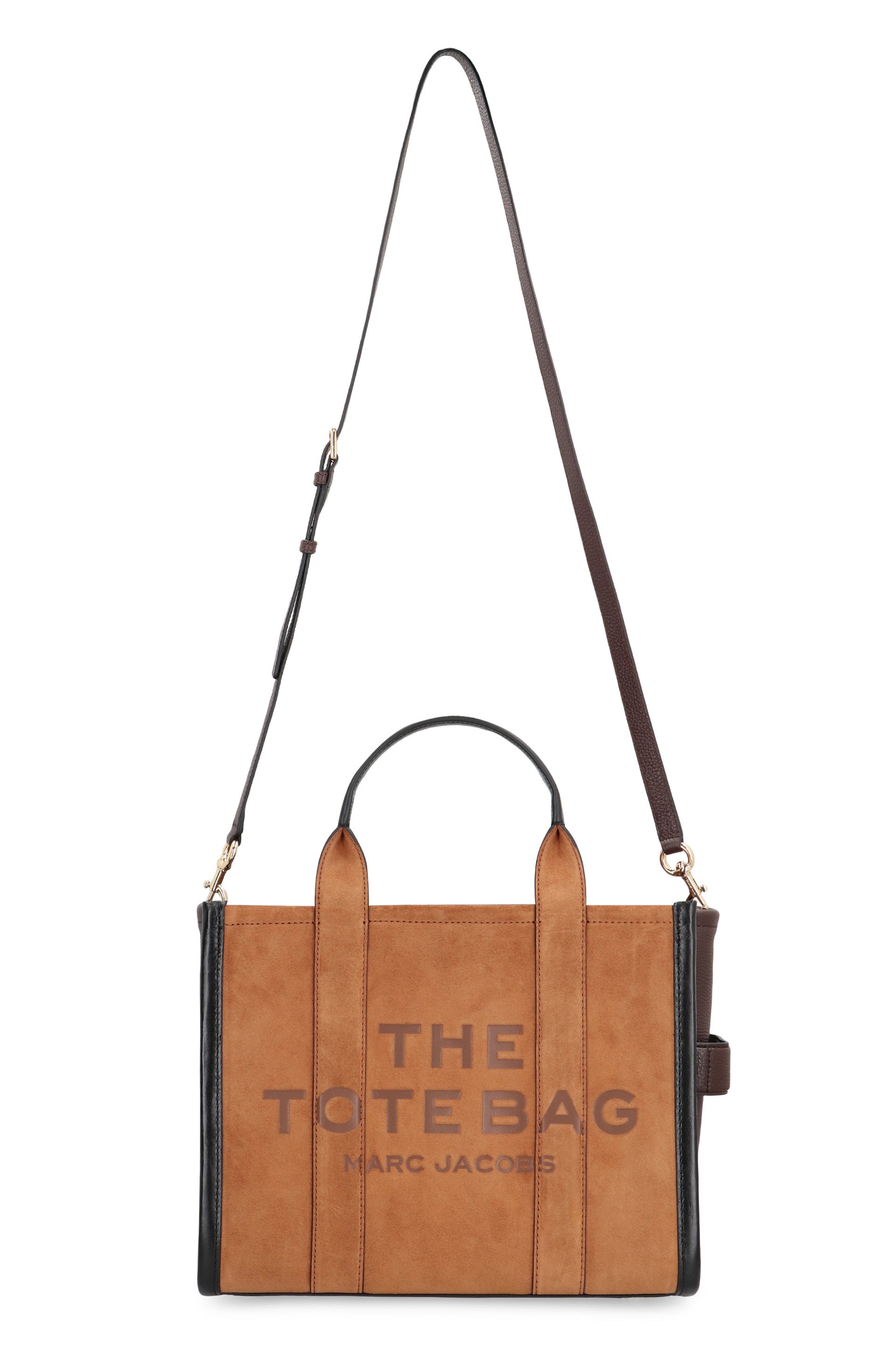 La borsa tote media in suede