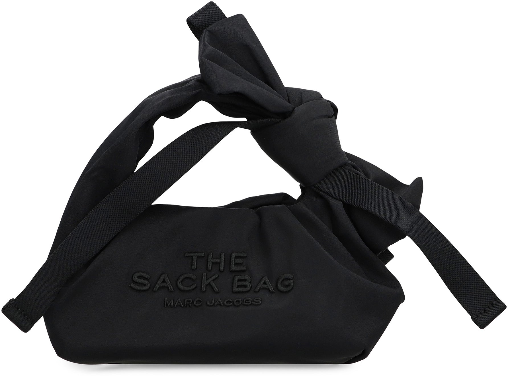 The bow nylon mini sack bag