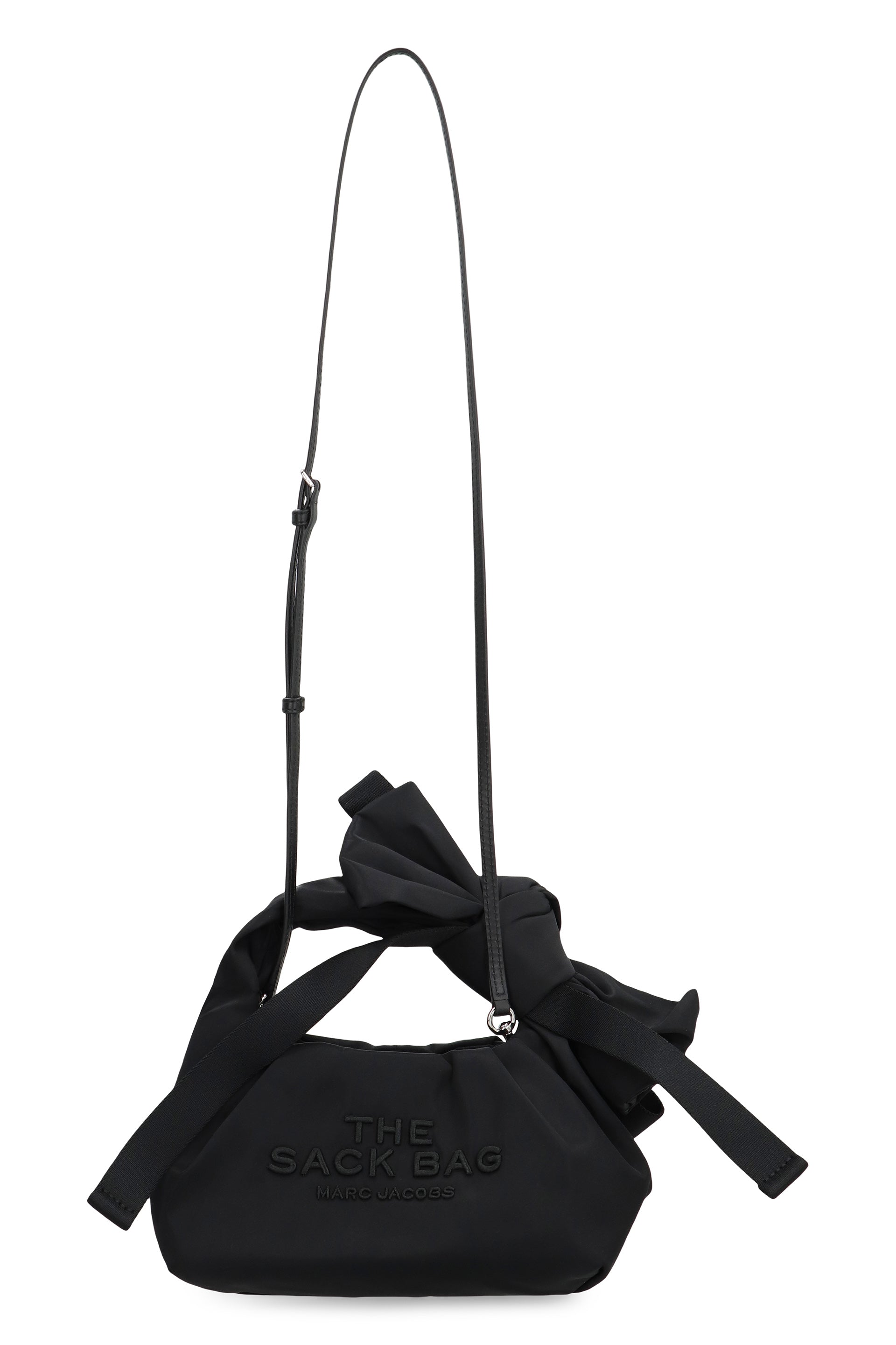 The bow nylon mini sack bag