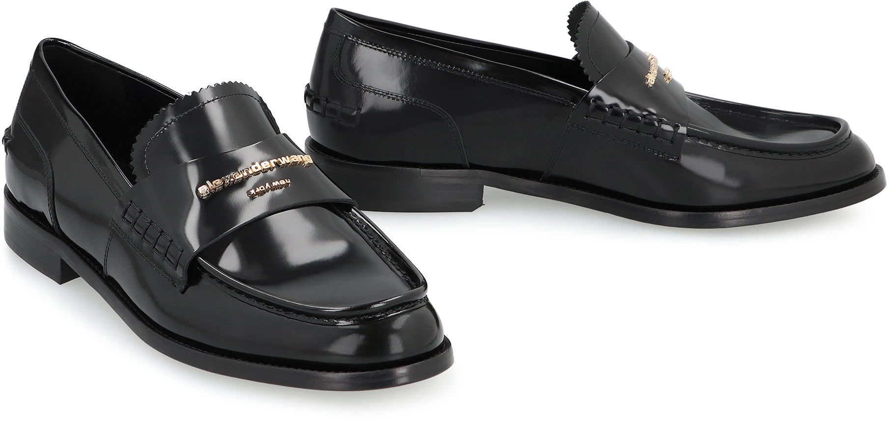 Carter patent leather loafers