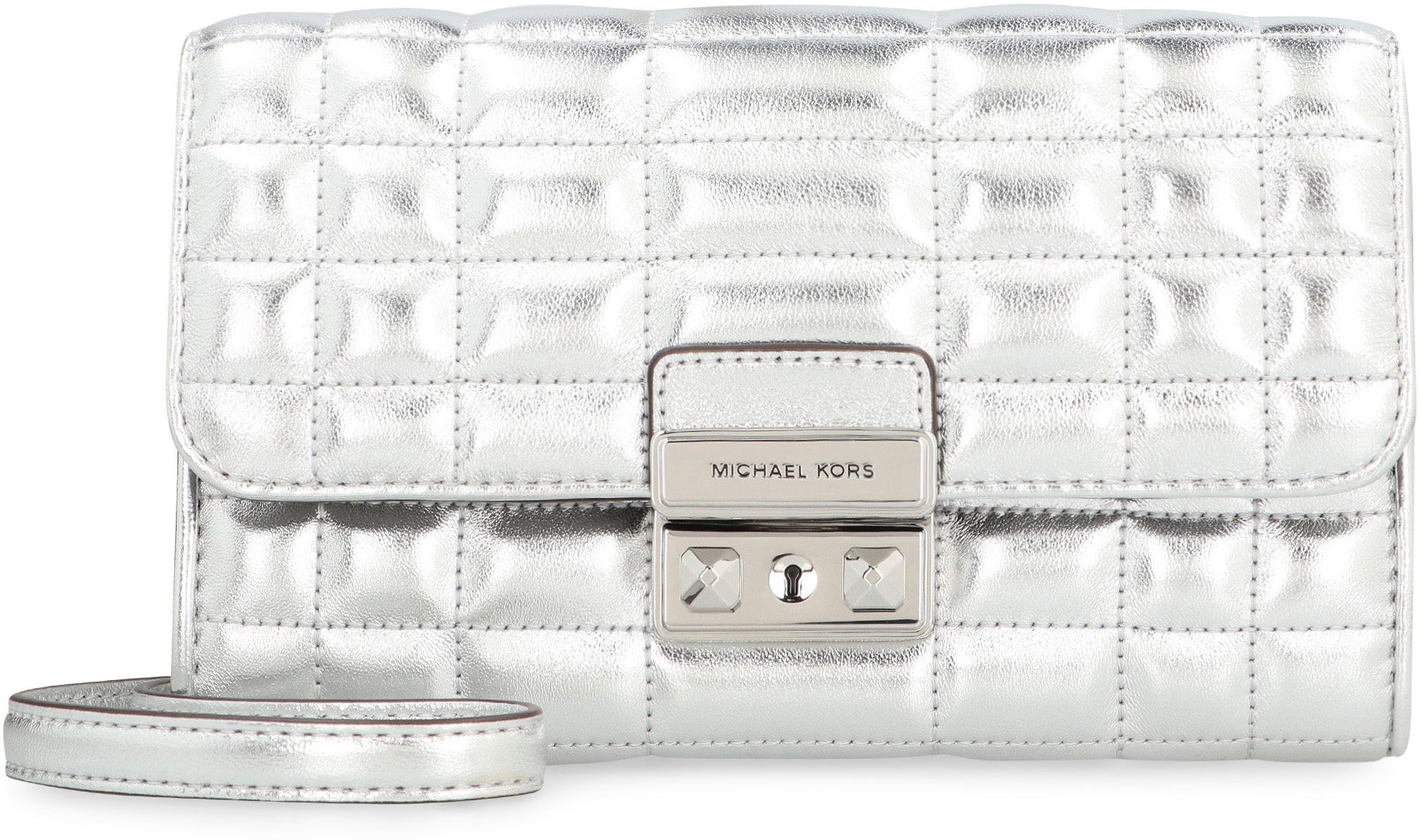 Tribeca leather wallet on chain