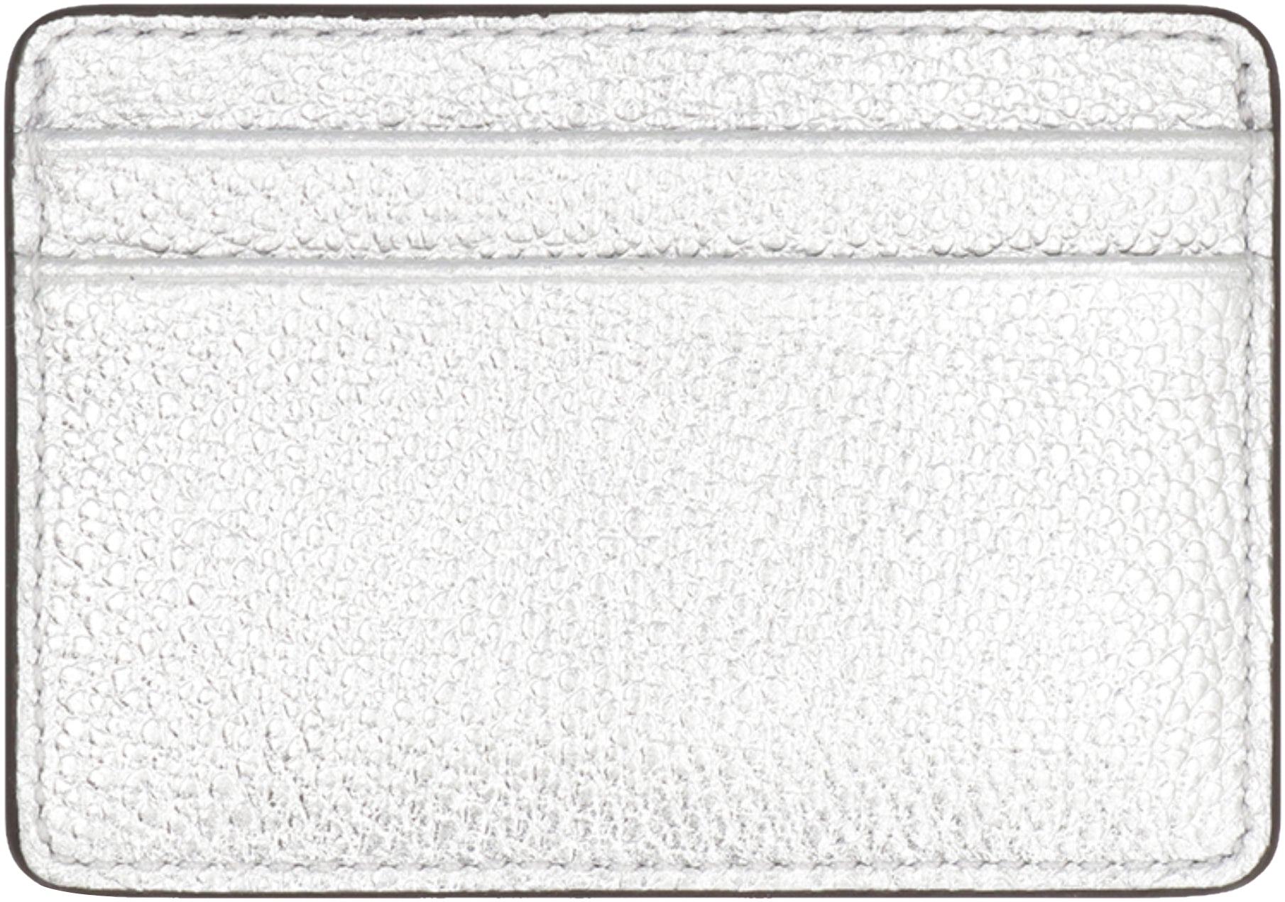 Pebbled calfskin card holder