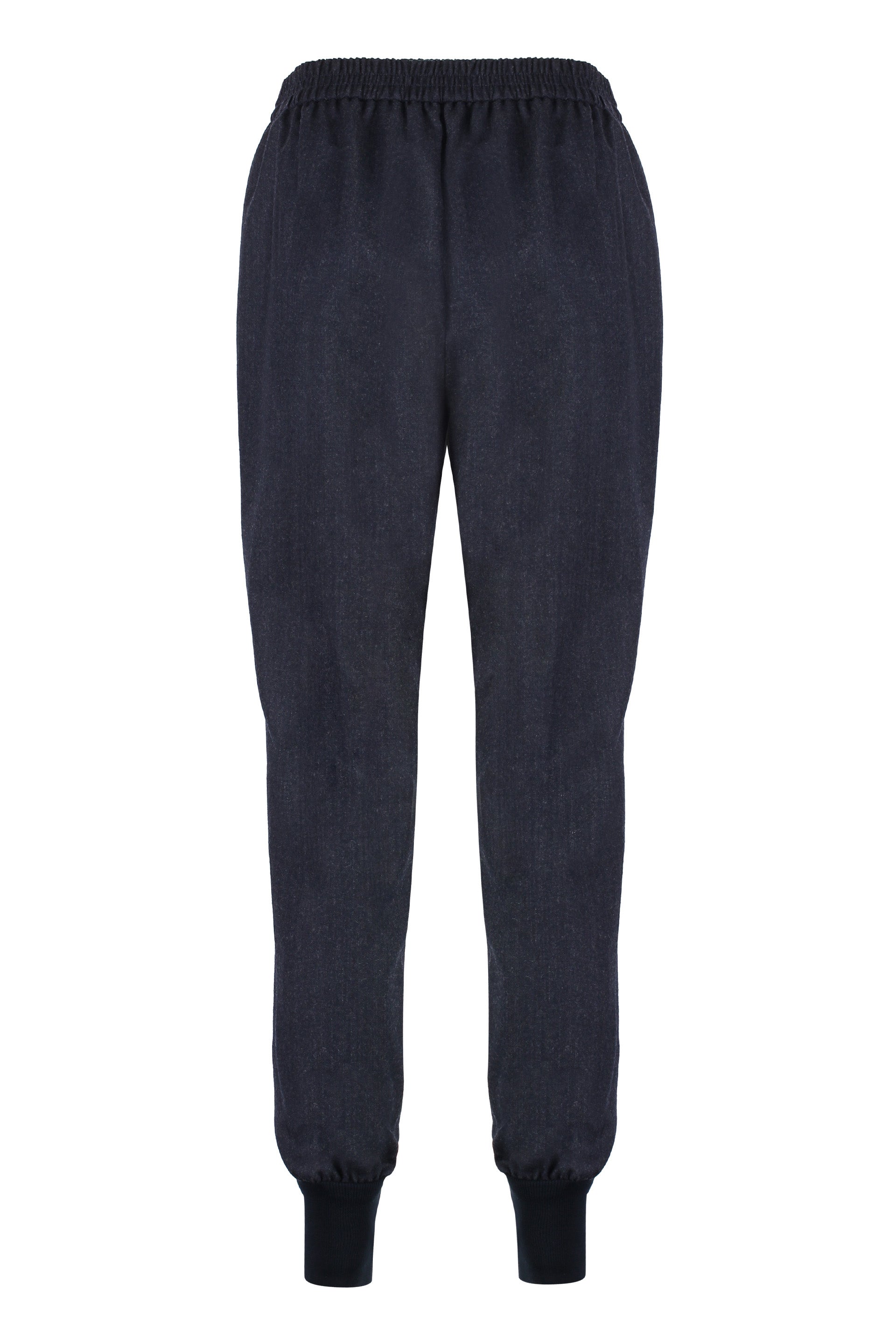 Wool track pants