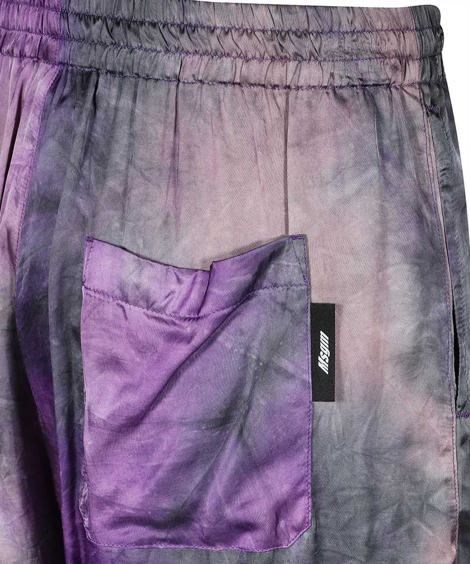 Printed viscose bermuda-shorts