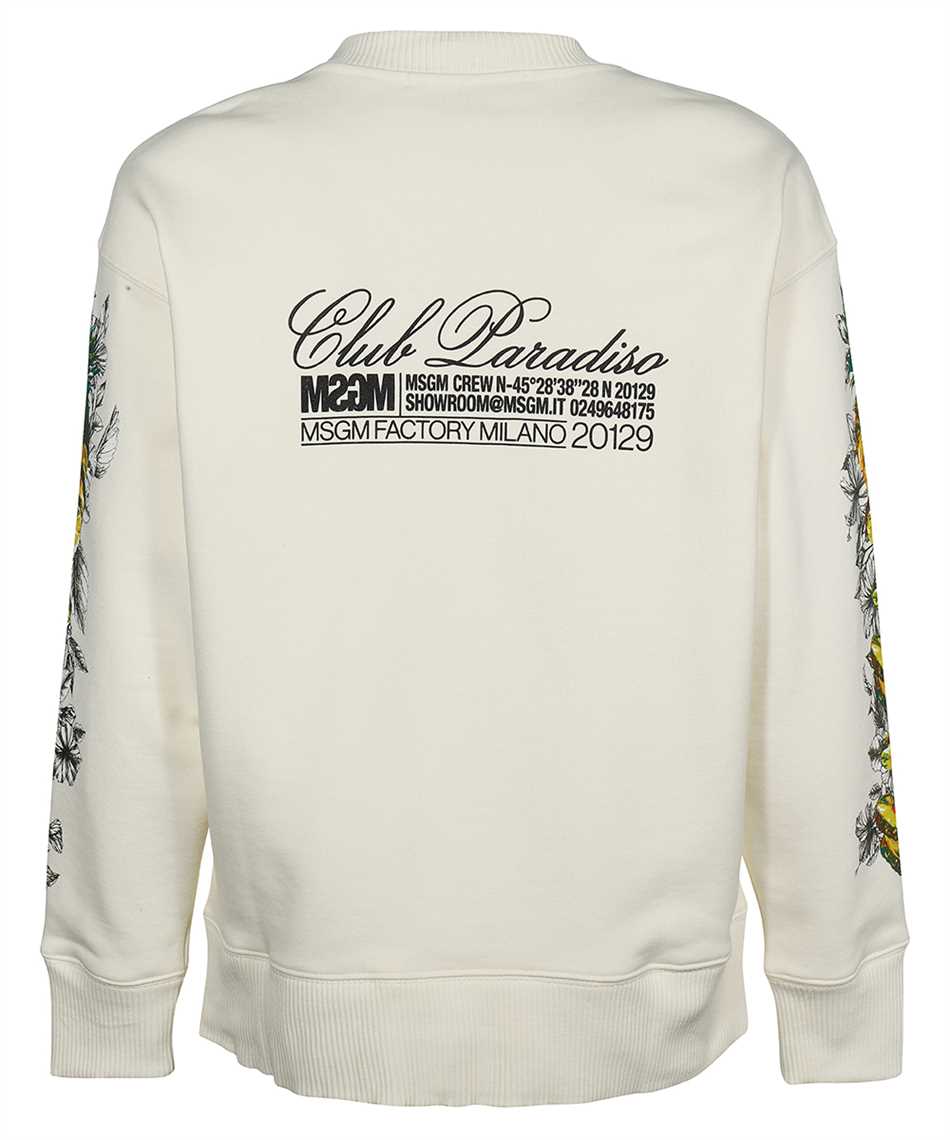 Printed cotton sweatshirt