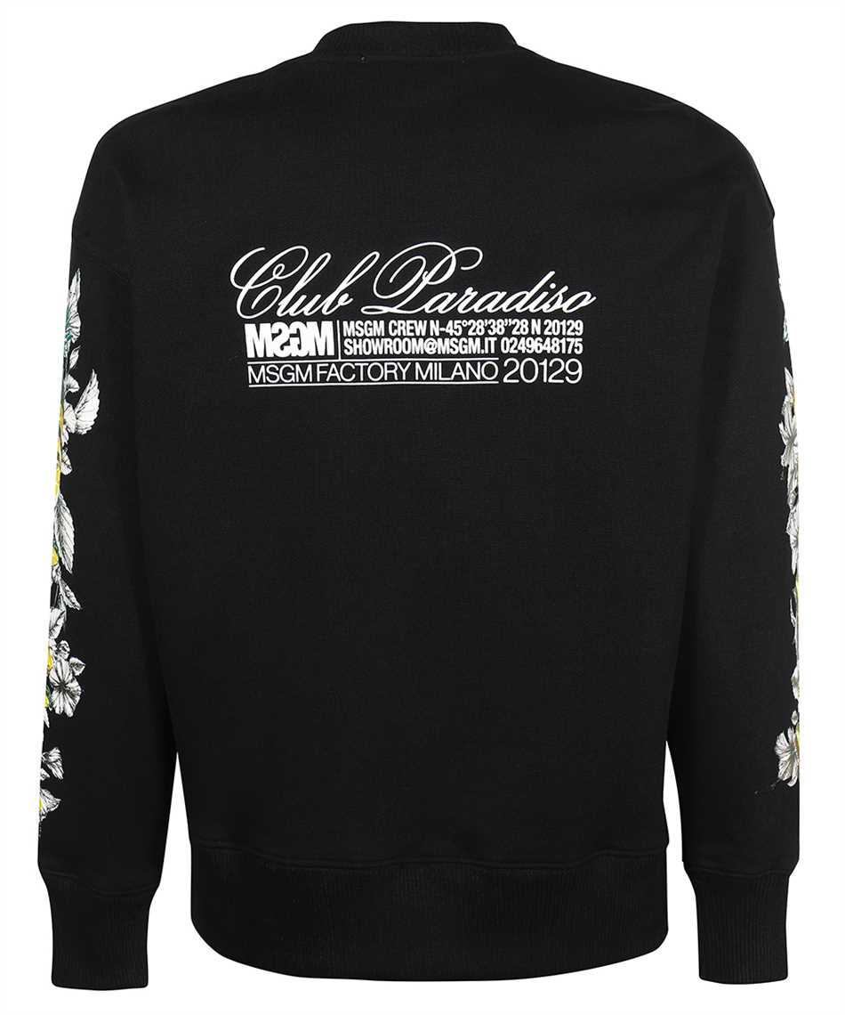 Printed cotton sweatshirt