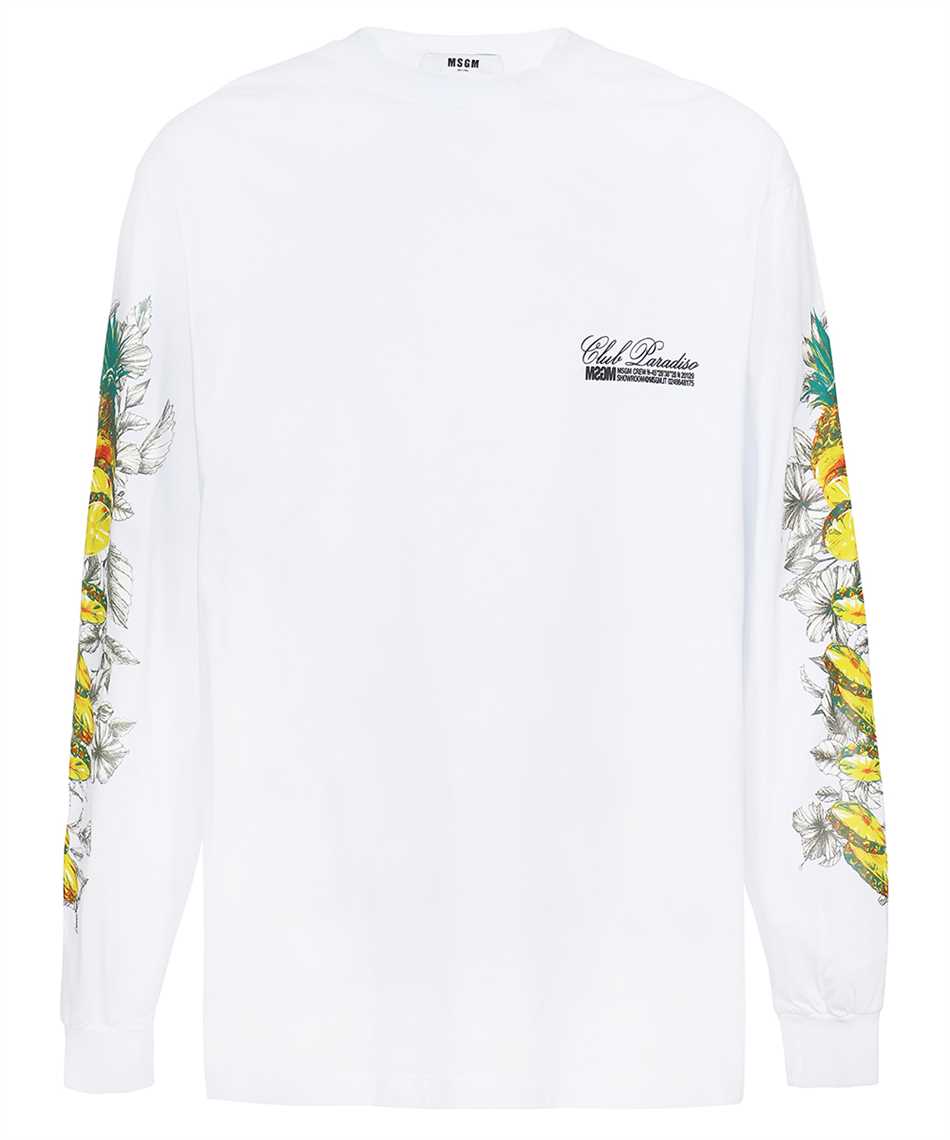 Long sleeve cotton t-shirt