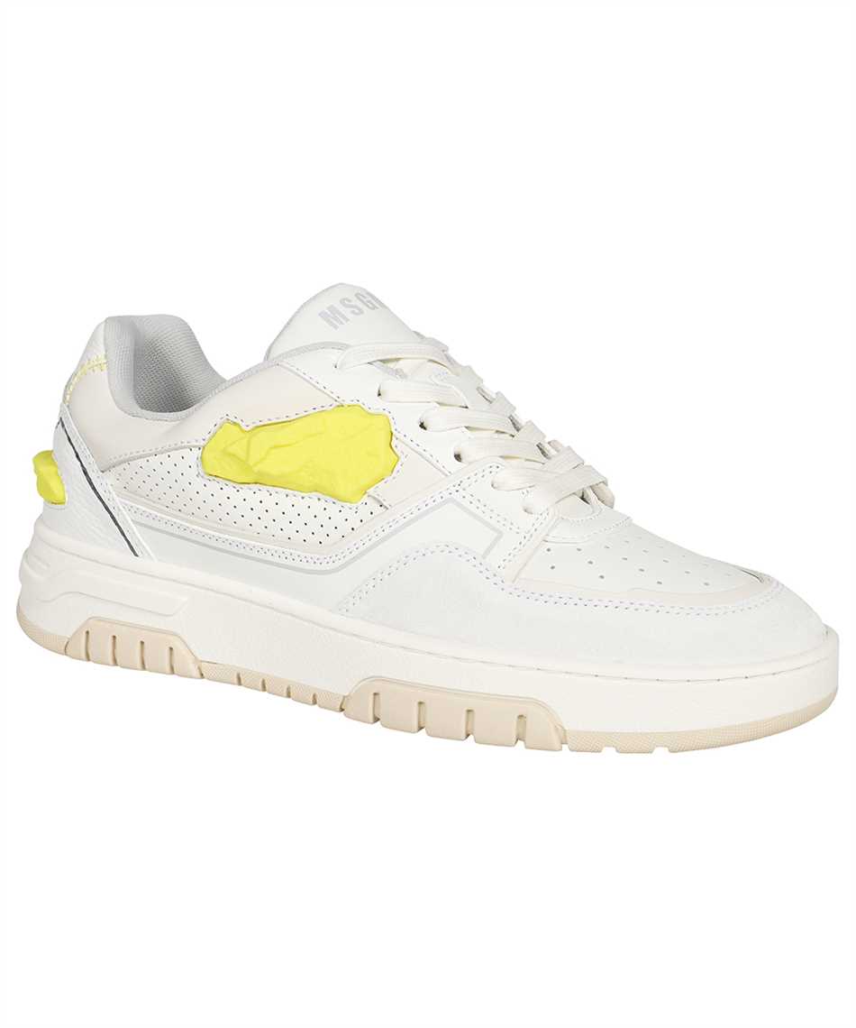 Leather low-top sneakers