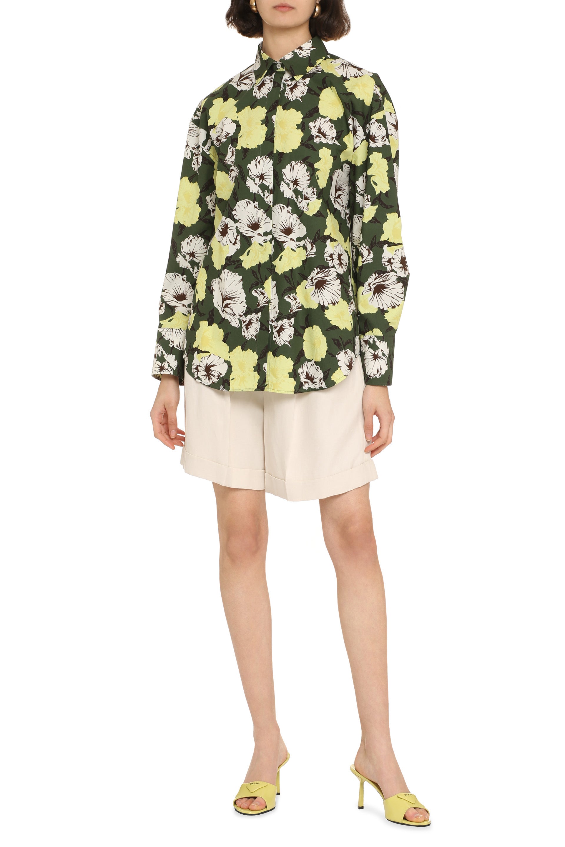 Printed cotton shirt