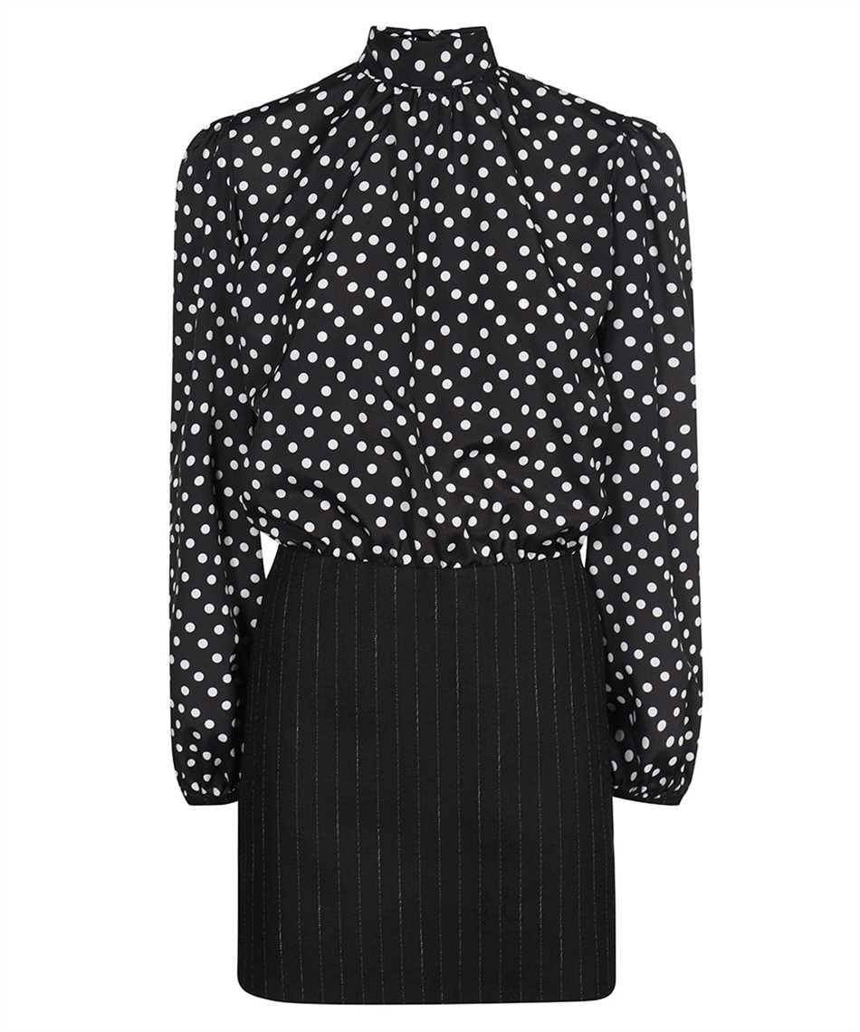 Polka-dot mini-dress