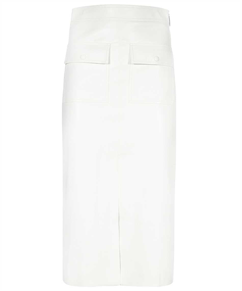 Faux leather skirt