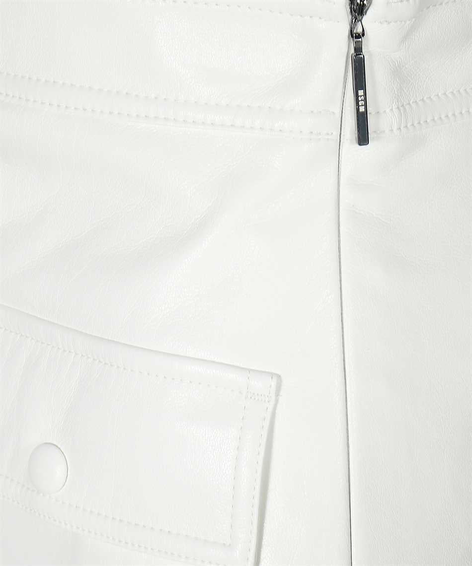 Faux leather skirt
