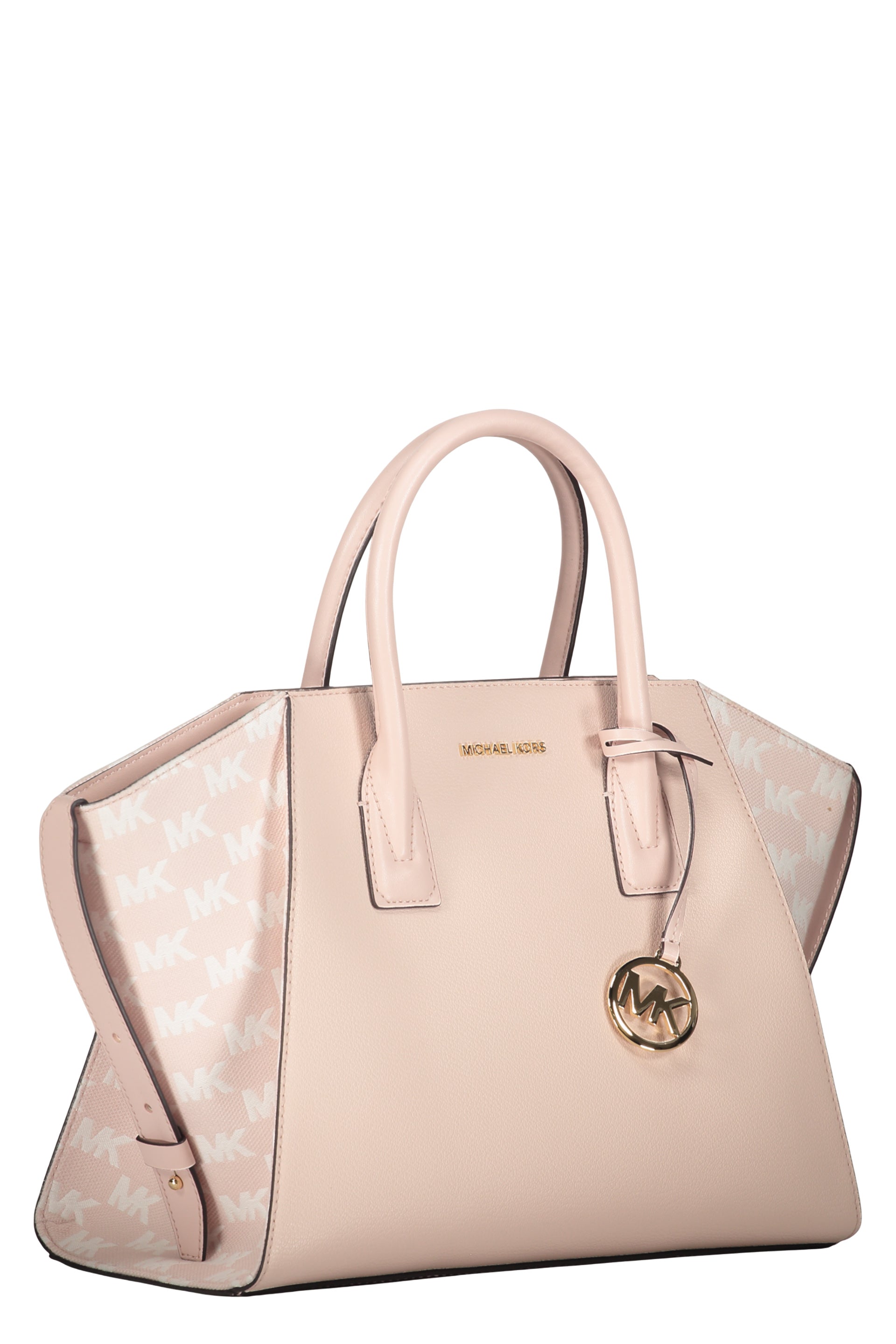 Leather and fabric bag