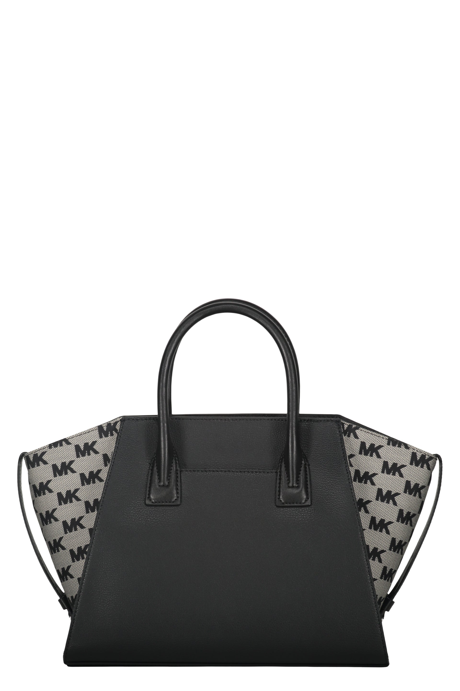 Leather and fabric bag