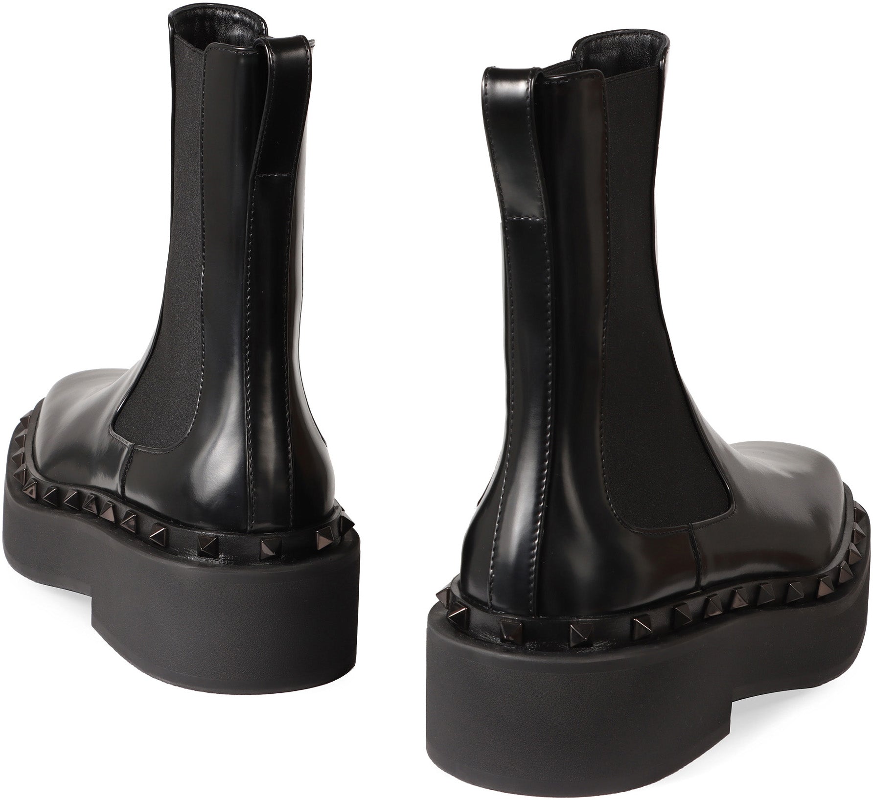 Valentino Garavani - Rockstud M-Way leather chelsea boots