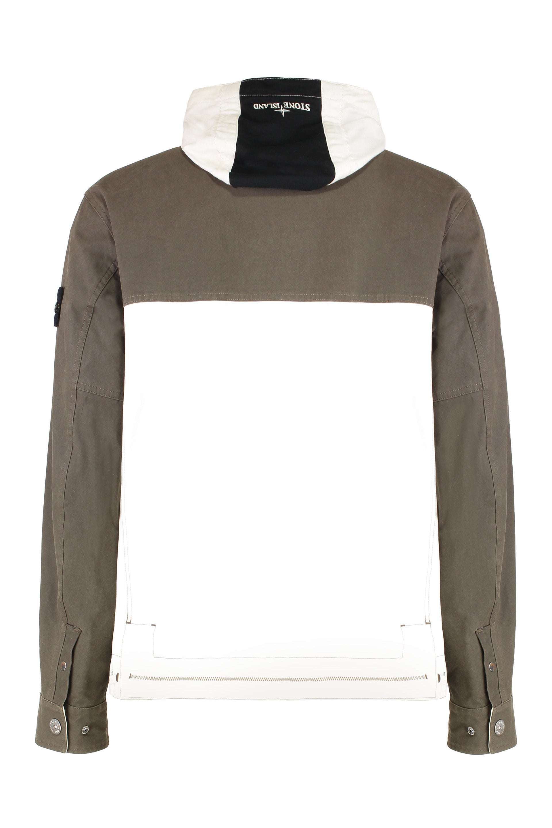 Hooded cotton jacket