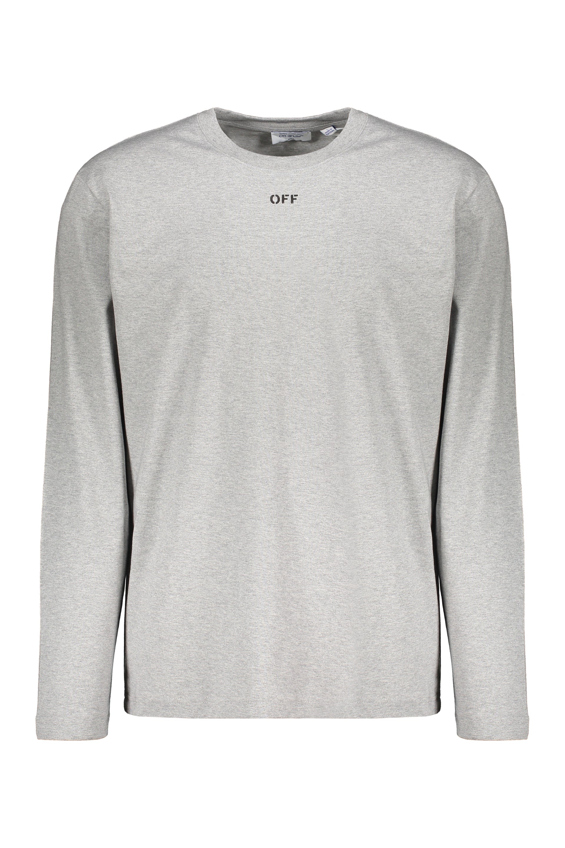 Gray long-sleeved t-shirt soft and breathable