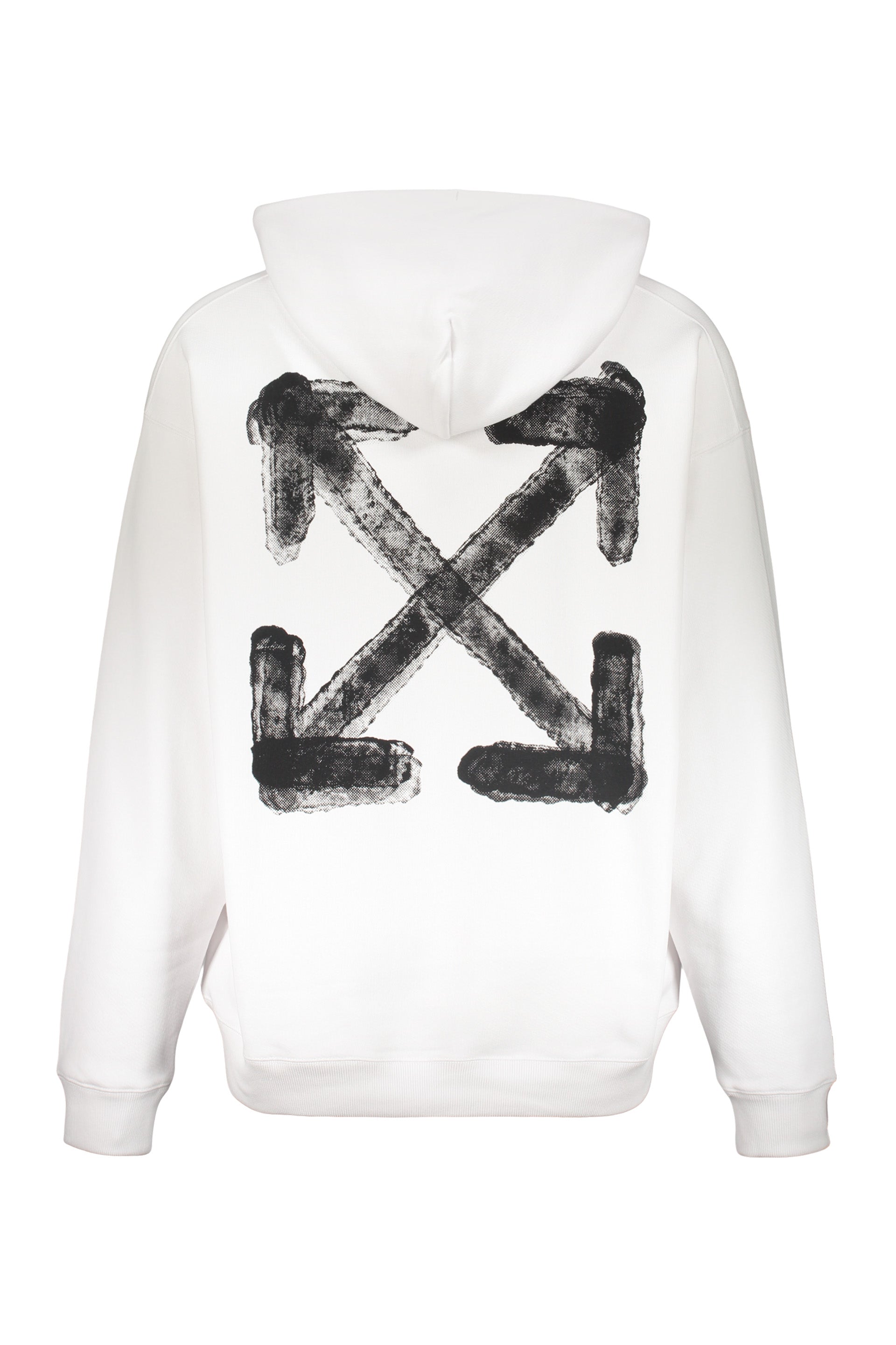 White hoodie, modern style