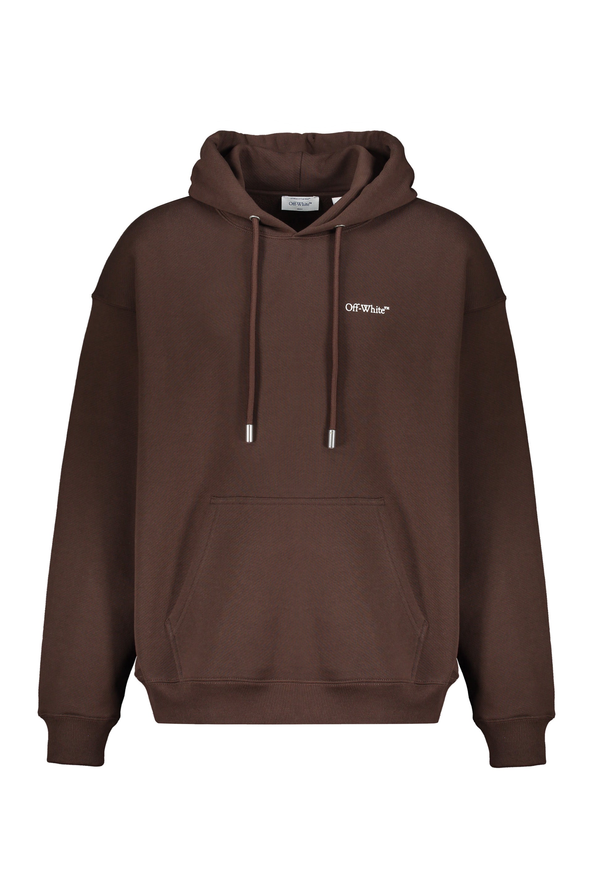 Hooded sweatshirt in brown, comfort and style