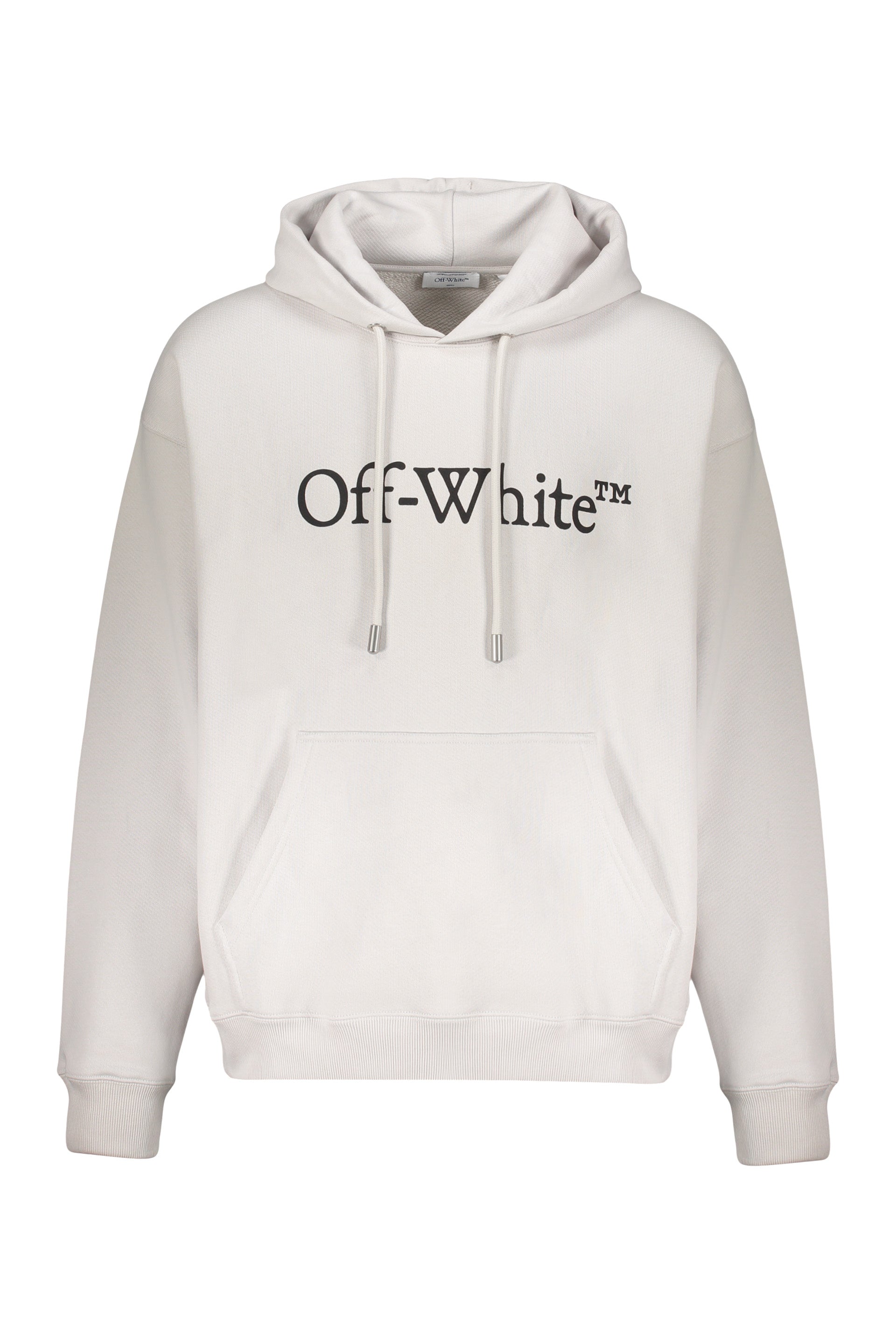 White hoodie with kangaroo pocket