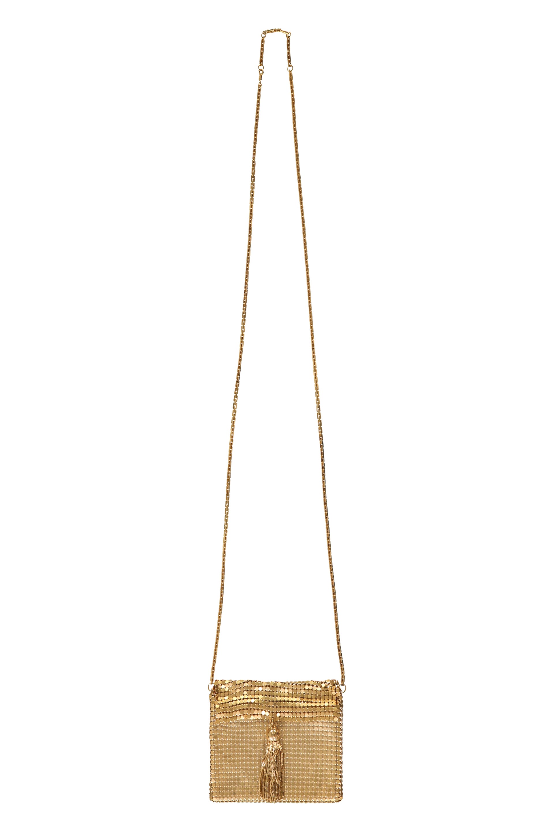 Golden brass necklace
