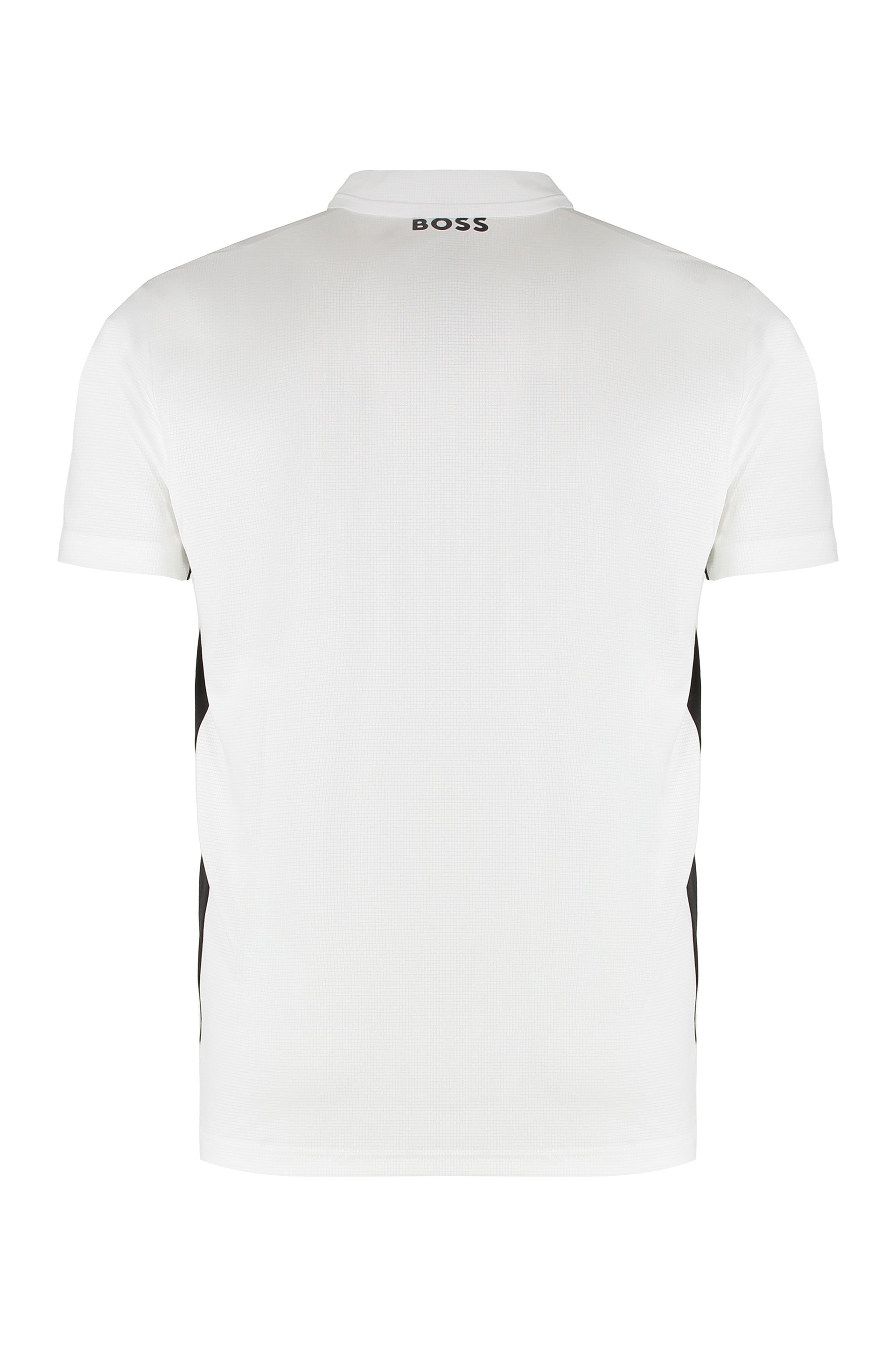 Technical fabric polo shirt