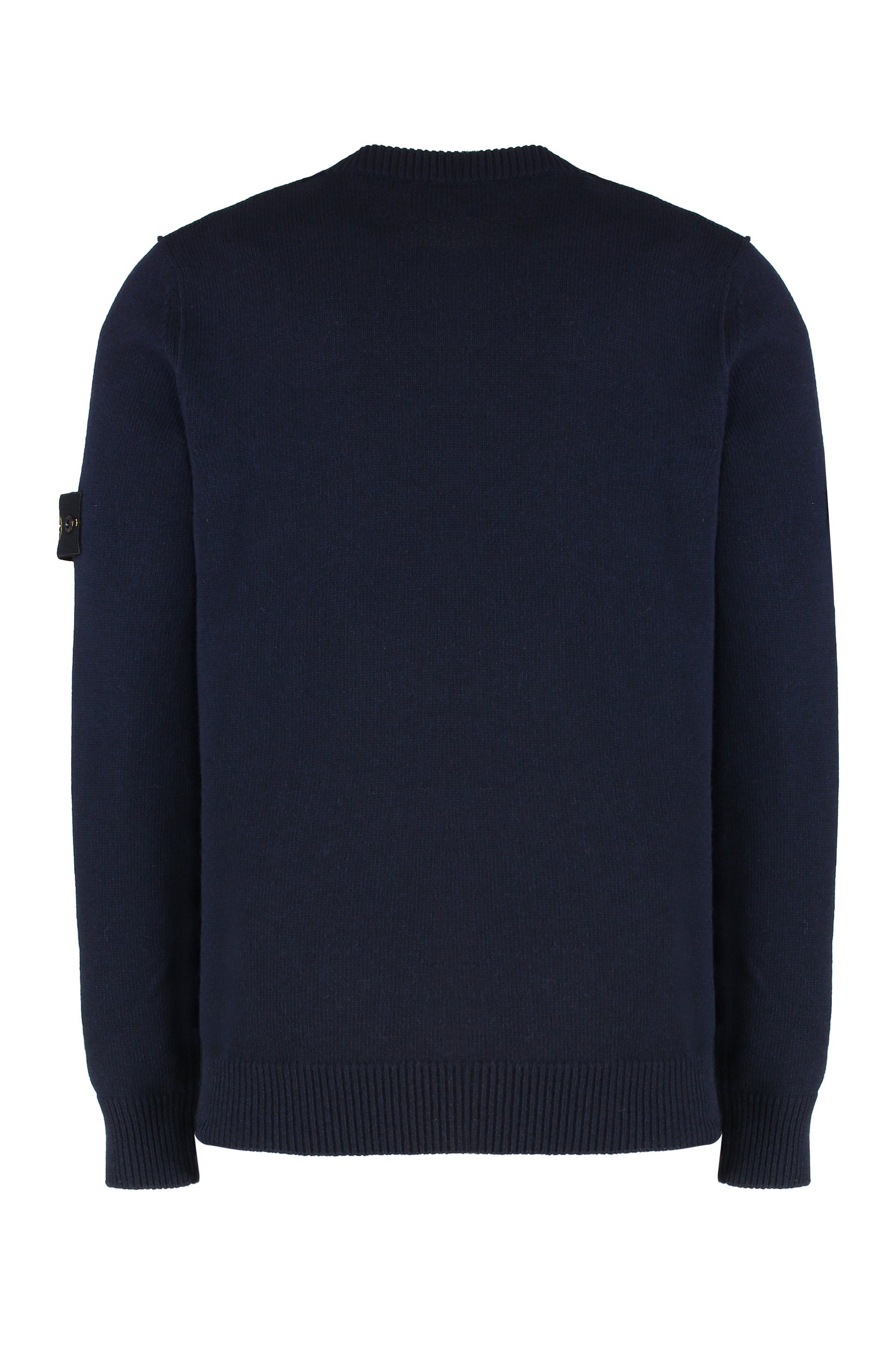 Wool-blend crew-neck sweater