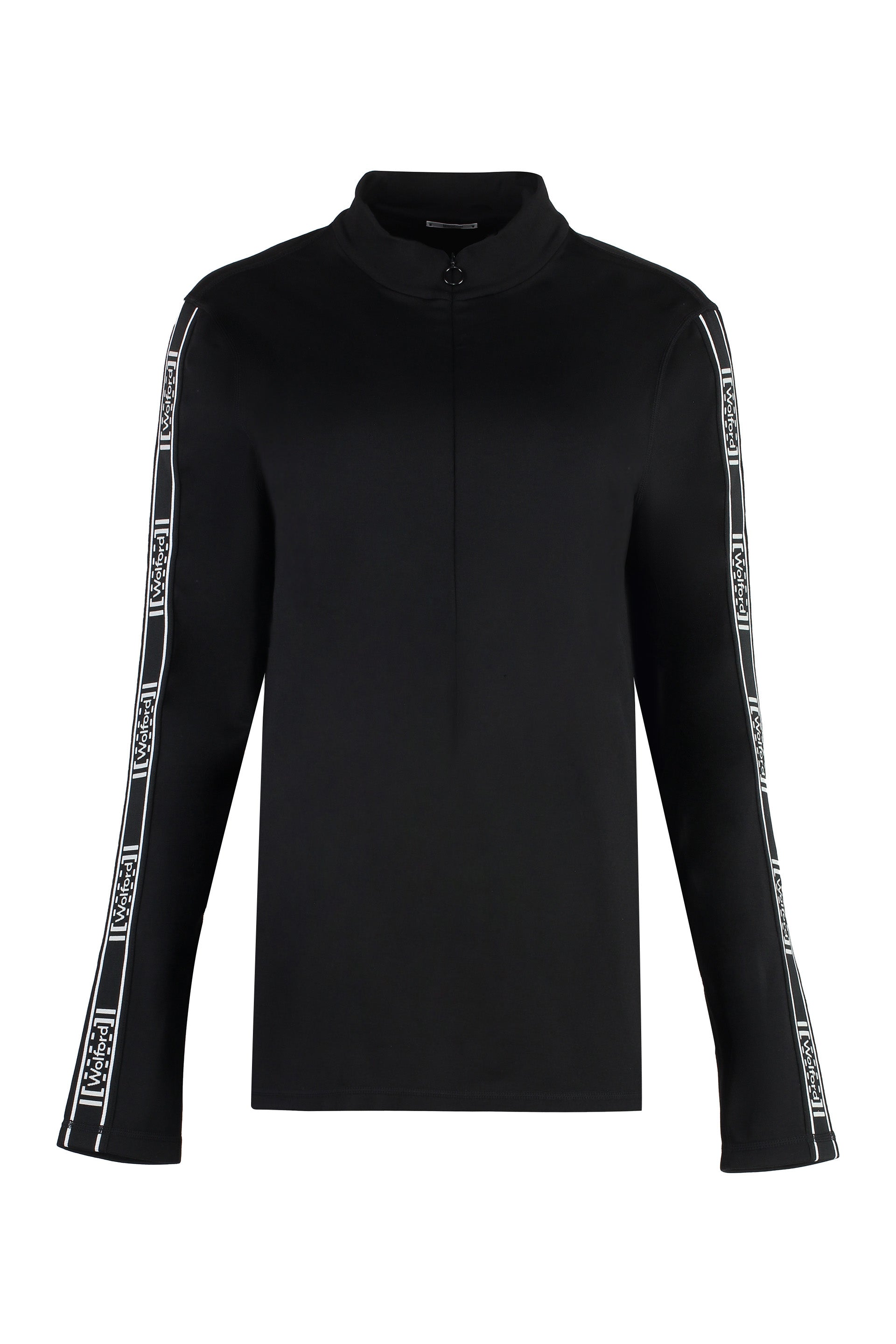Logo print long sleeve top