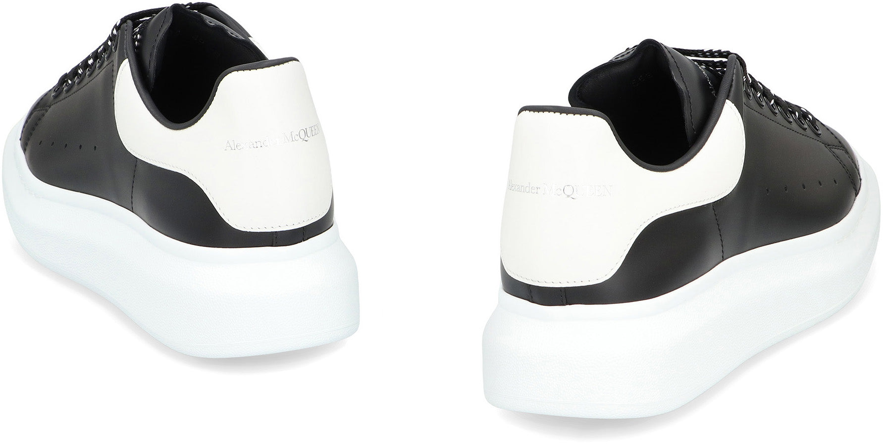 Leather chunky sneakers