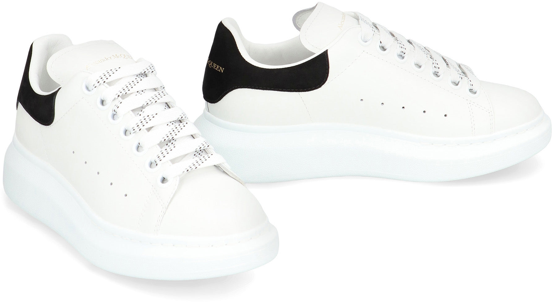 Leather chunky sneakers