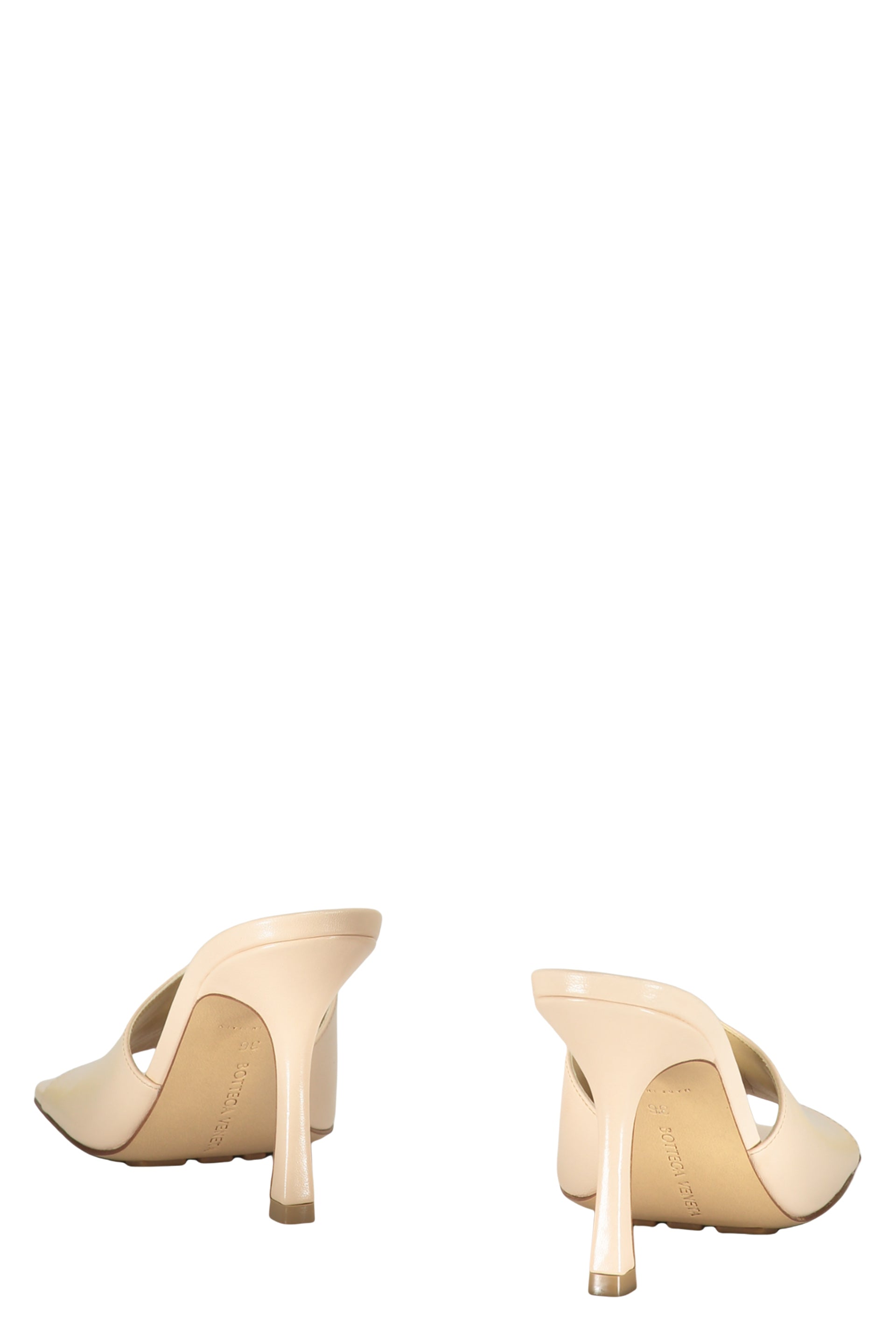Stretch Leather mules