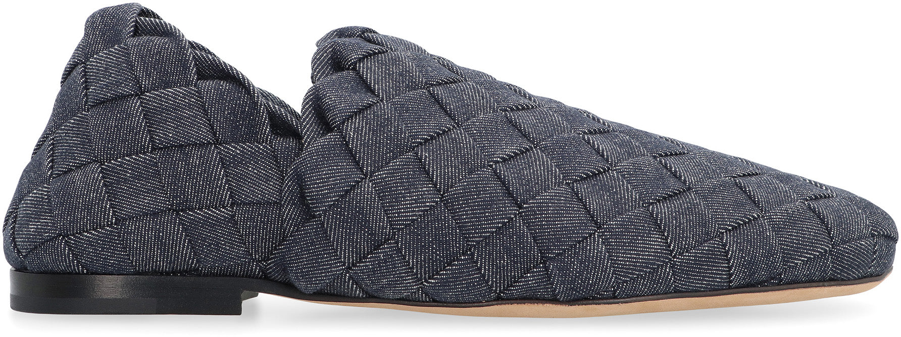 Denim slippers