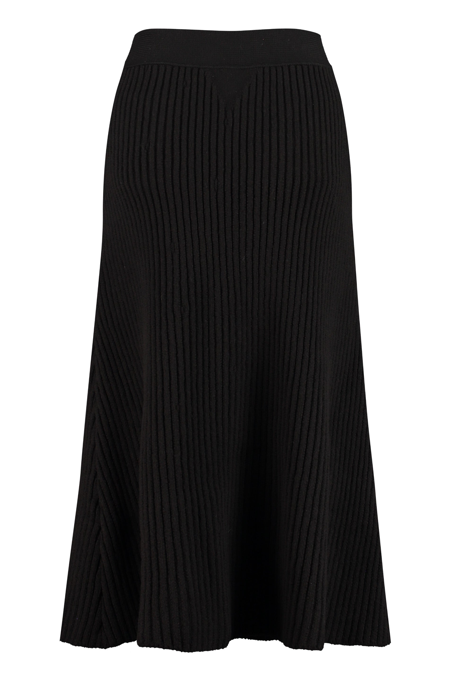 Pleated midi skirt