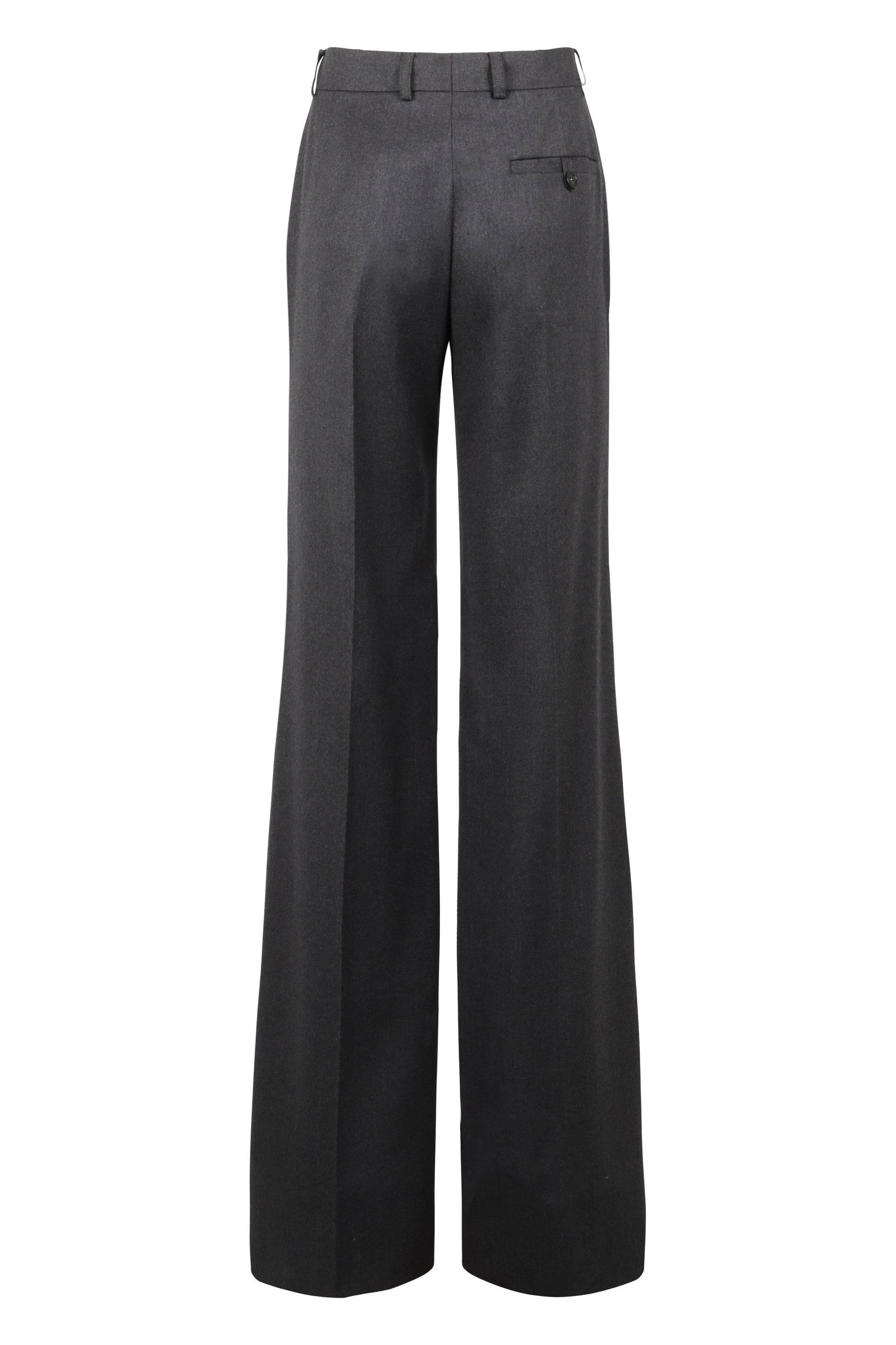 Wool flared trousers