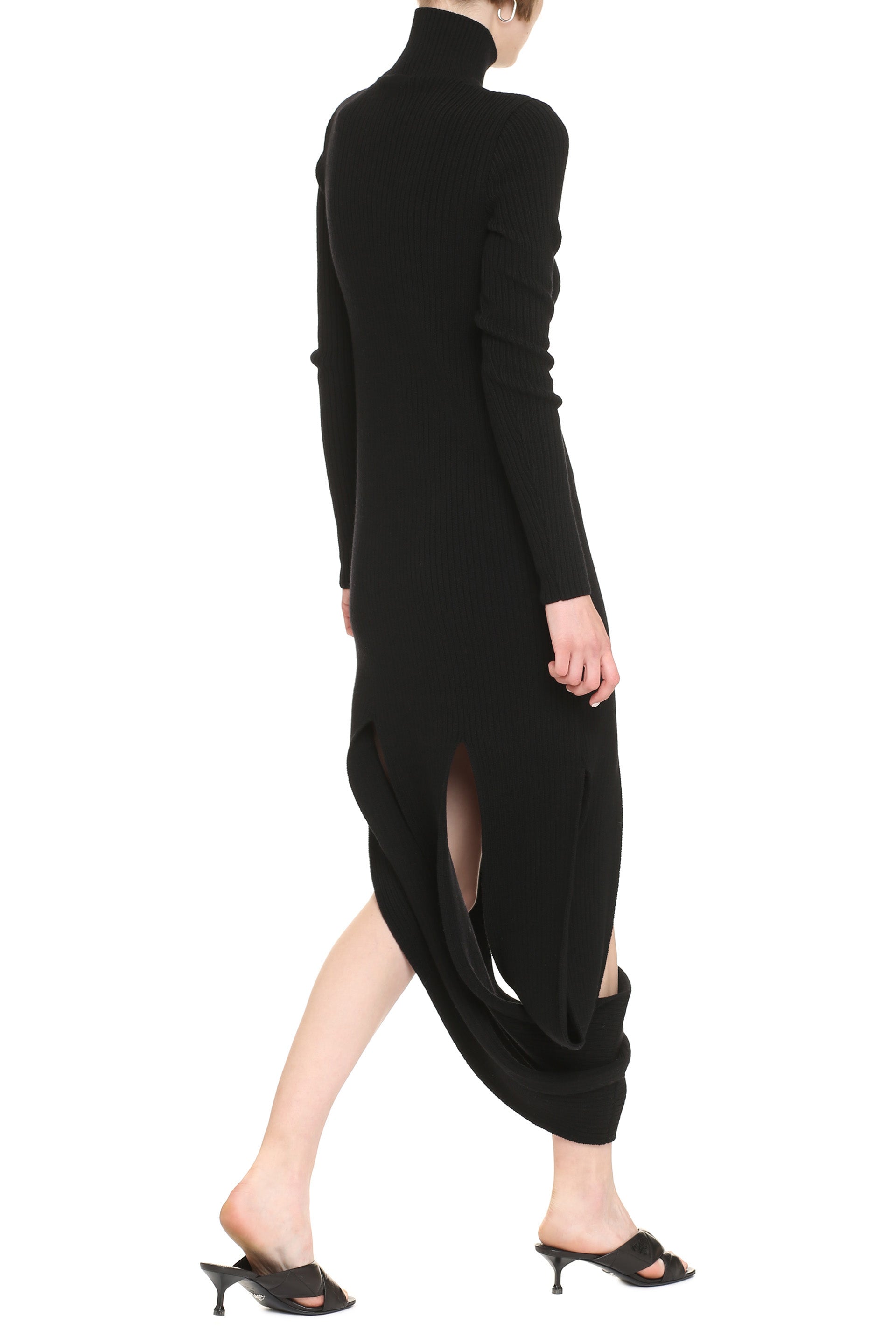 Ribbed knit dress