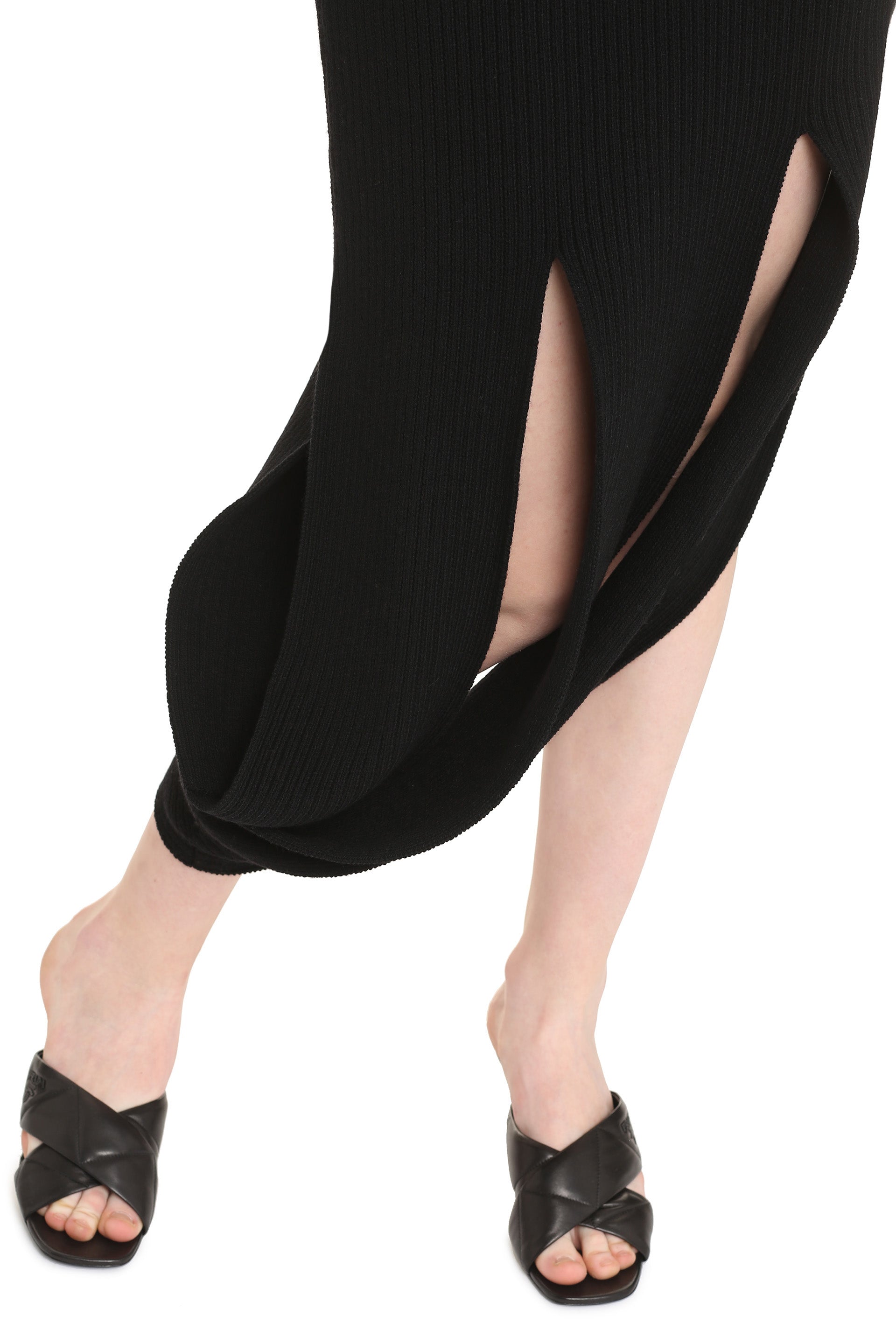 Ribbed knit dress