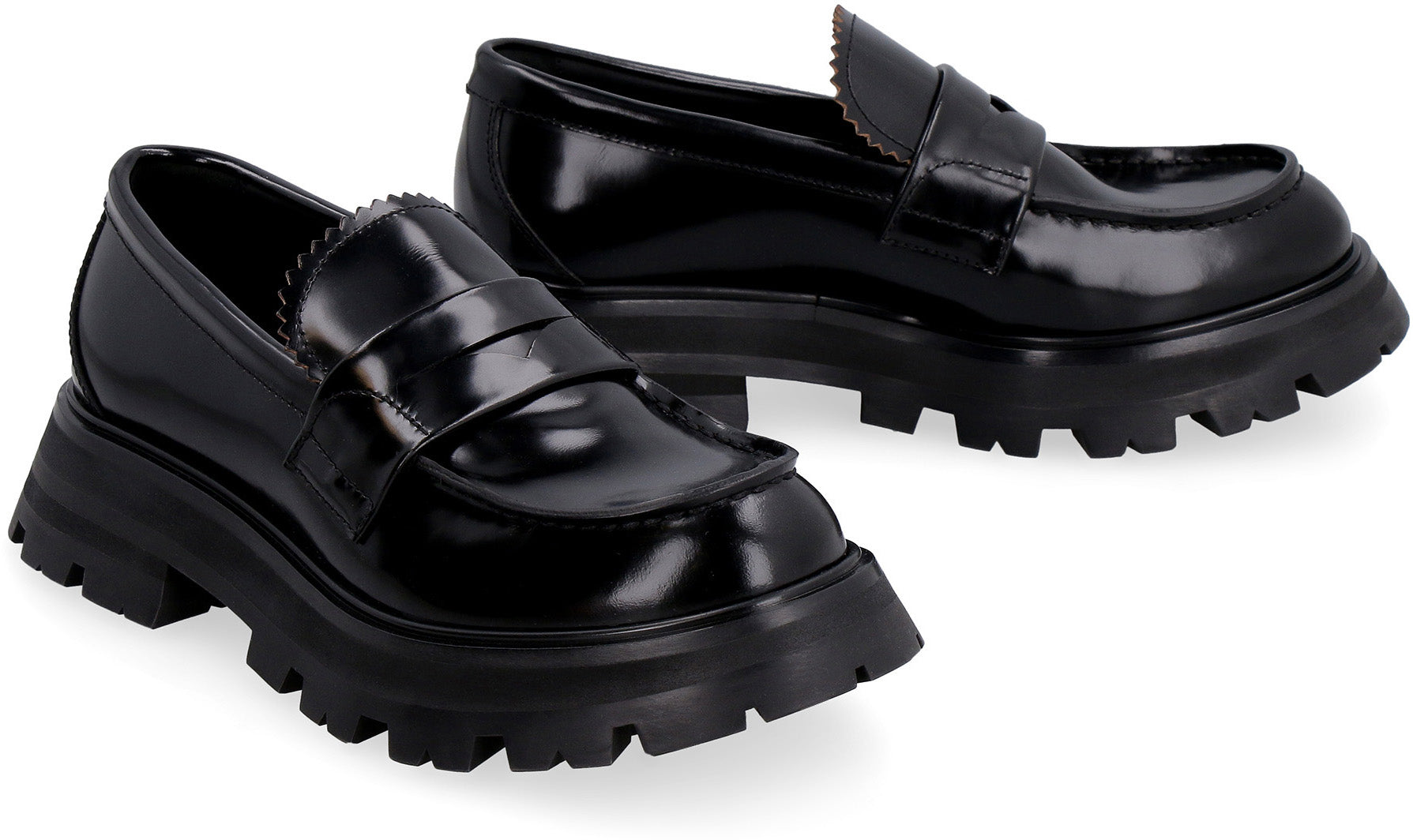 Wander leather loafers