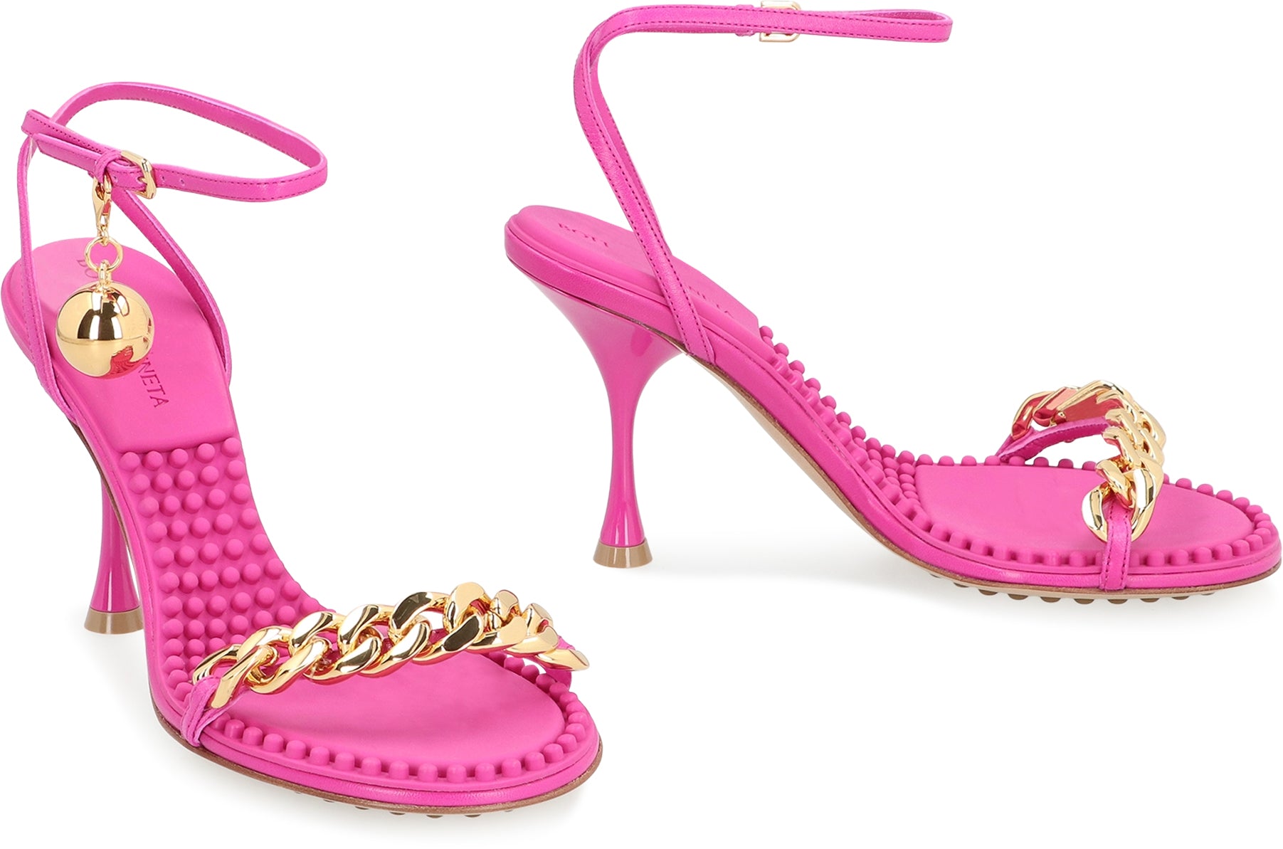 Dot heeled sandals