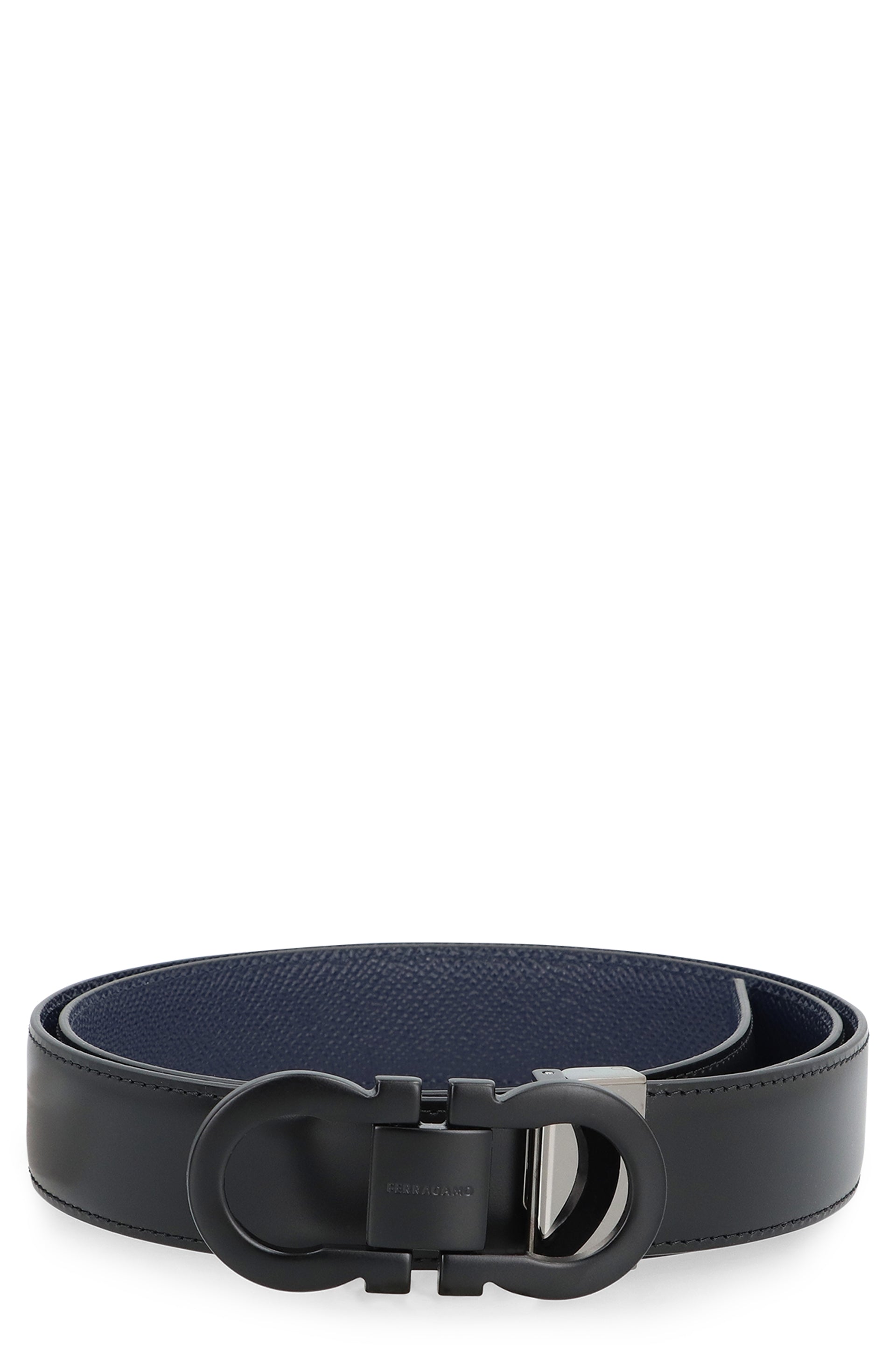 Gancini Reversible leather belt